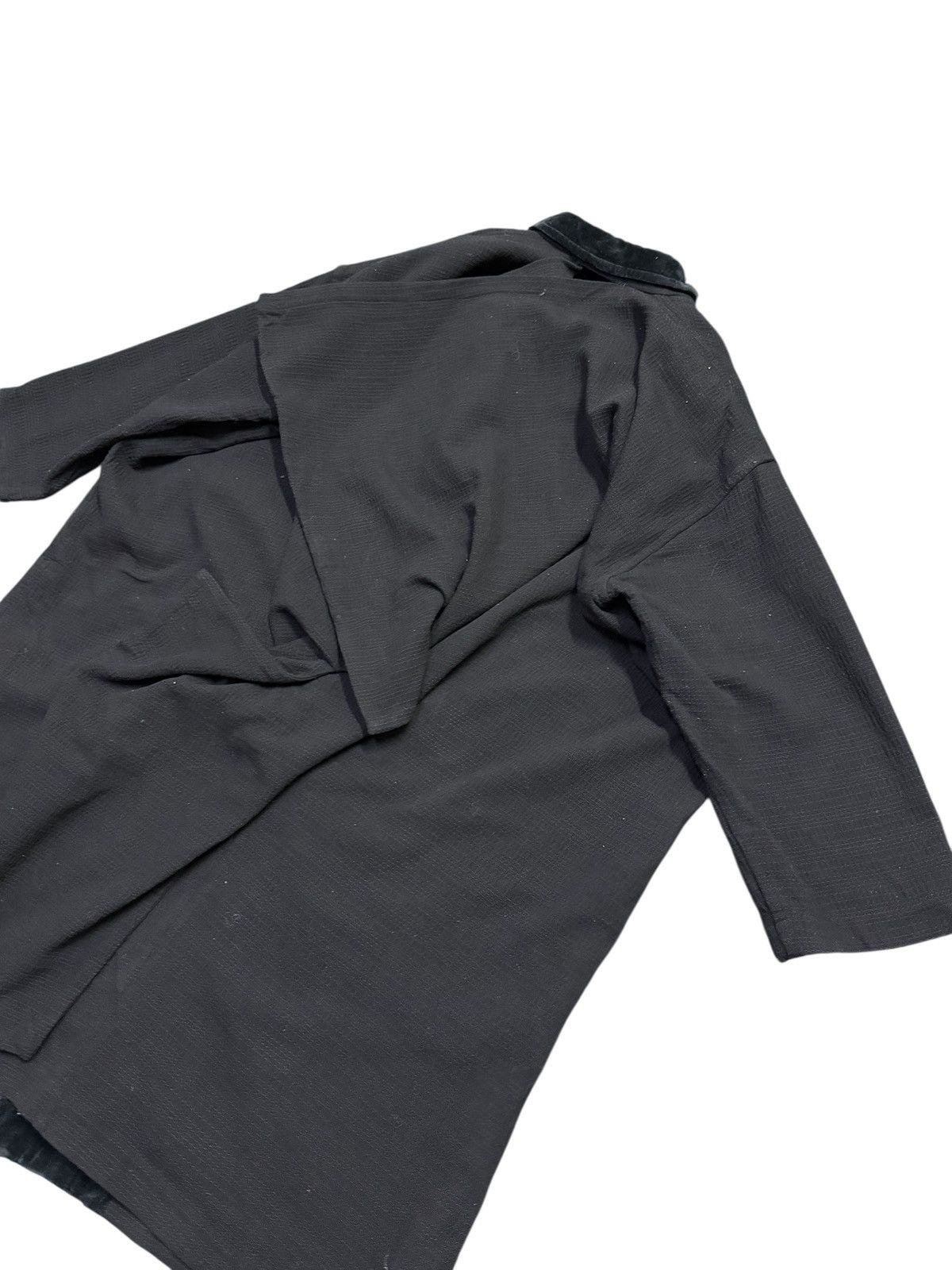 Comme des Garcons 80s Archive Cdg Double Layer Sashiko Avantgarde Coat Jacket Size US M / EU 48-50 / 2 - 5 Thumbnail
