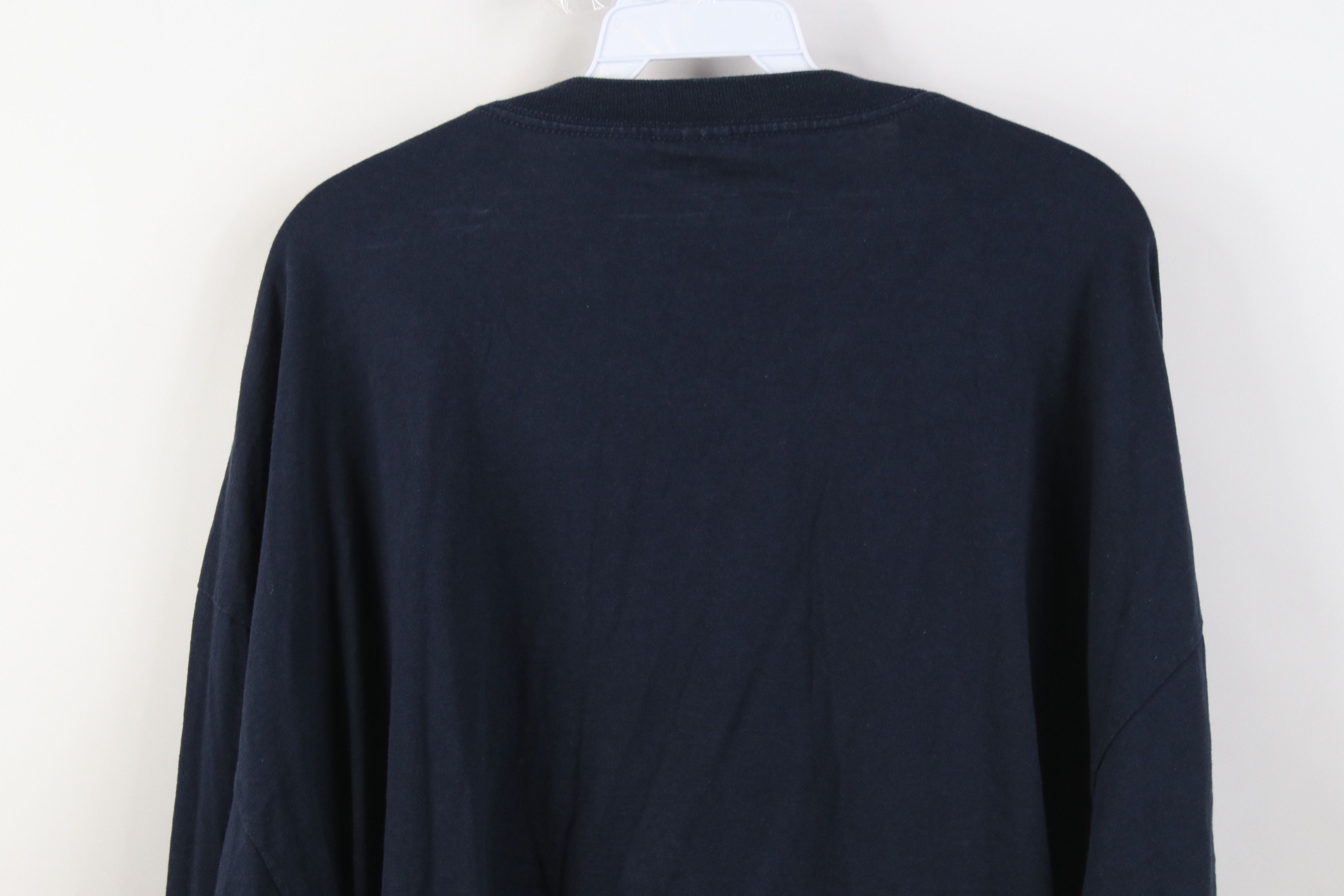 Reebok Vintage Reebok NFL Texans Football Long Sleeve T-Shirt Blue Size US XXL / EU 58 / 5 - 15 Thumbnail