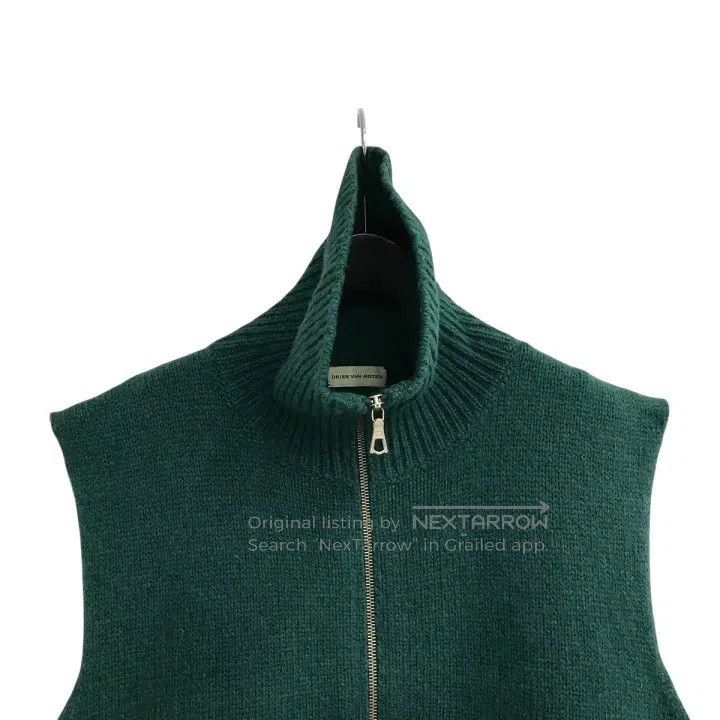Dries Van Noten Dries Van Noten size:one size Turtleneck Half-Zip Knit Ves Size S / US 4 / IT 40 - 3 Thumbnail