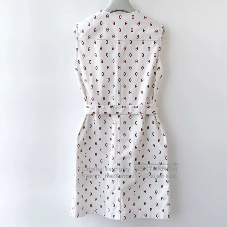 Hermes Hermes Pig Nose Logo Printed Dress Size XS / US 0-2 / IT 36-38 - 2 Thumbnail