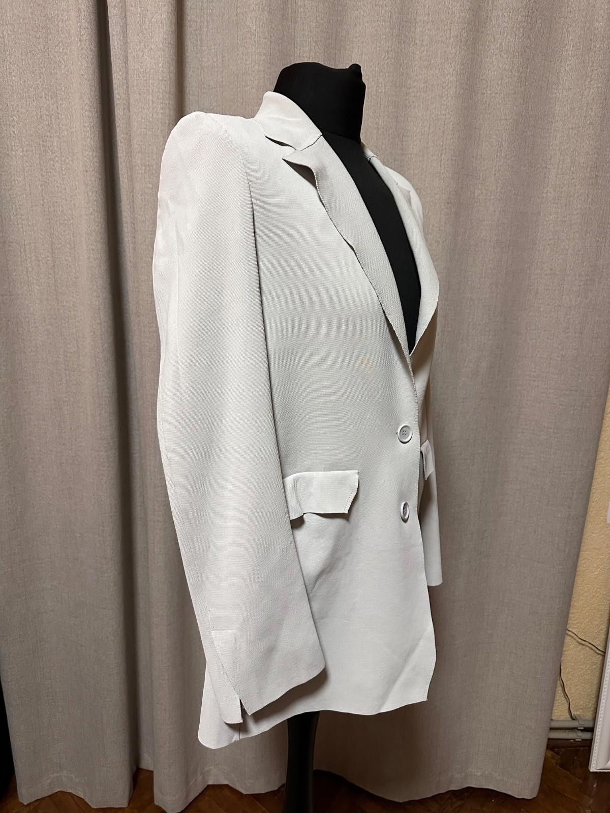 Other MRZ single-breasted blazer white Italy Sz L Size L / US 10 / IT 46 - 3 Thumbnail
