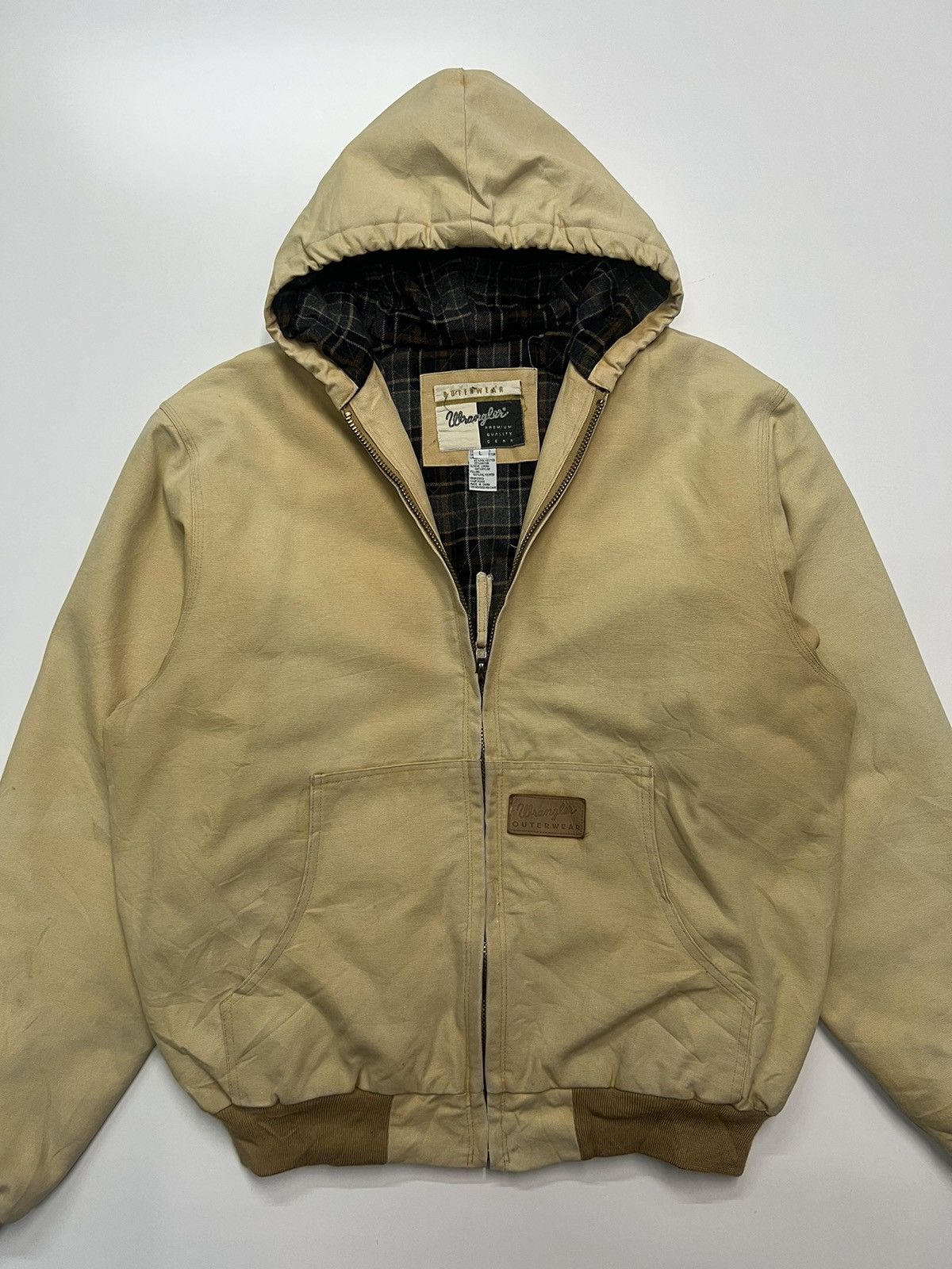 Vintage 🔥VINTAGE WRANGLER HOODIE WITH BLANKET LINING Size US L / EU 52-54 / 3 - 1 Thumbnail