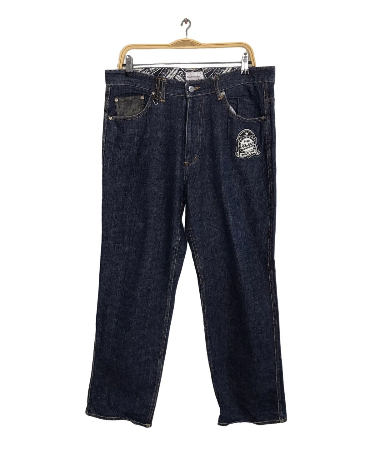 Japanese Brand ILL’s Just Infamous Indigo Denim Straight Cut Fits Size 36 Size US 36 / EU 52 - 1 Thumbnail