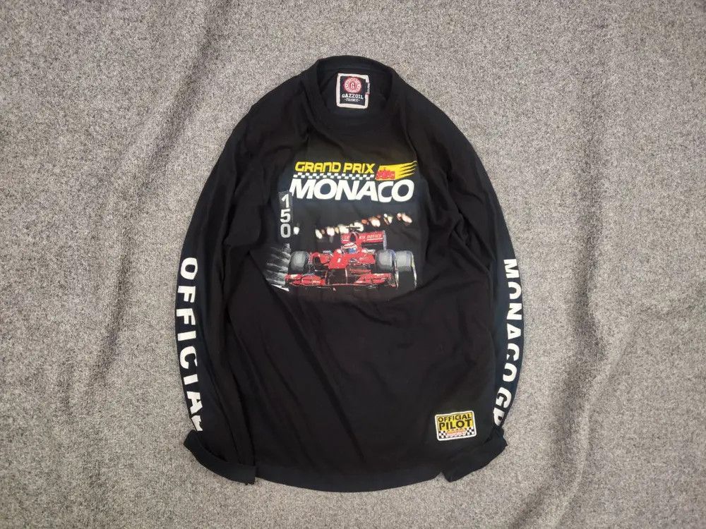 NASCAR Vintage Grand Prix Monaco Racing Nascar Logo long sleeve Size US M / EU 48-50 / 2 - 1 Thumbnail