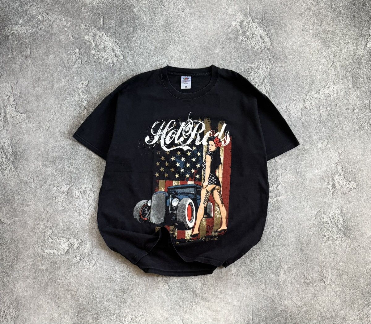 Band Tees Hot Rods nude girl vintage 90s tee tshirts Size US XL / EU 56 / 4 - 1 Thumbnail