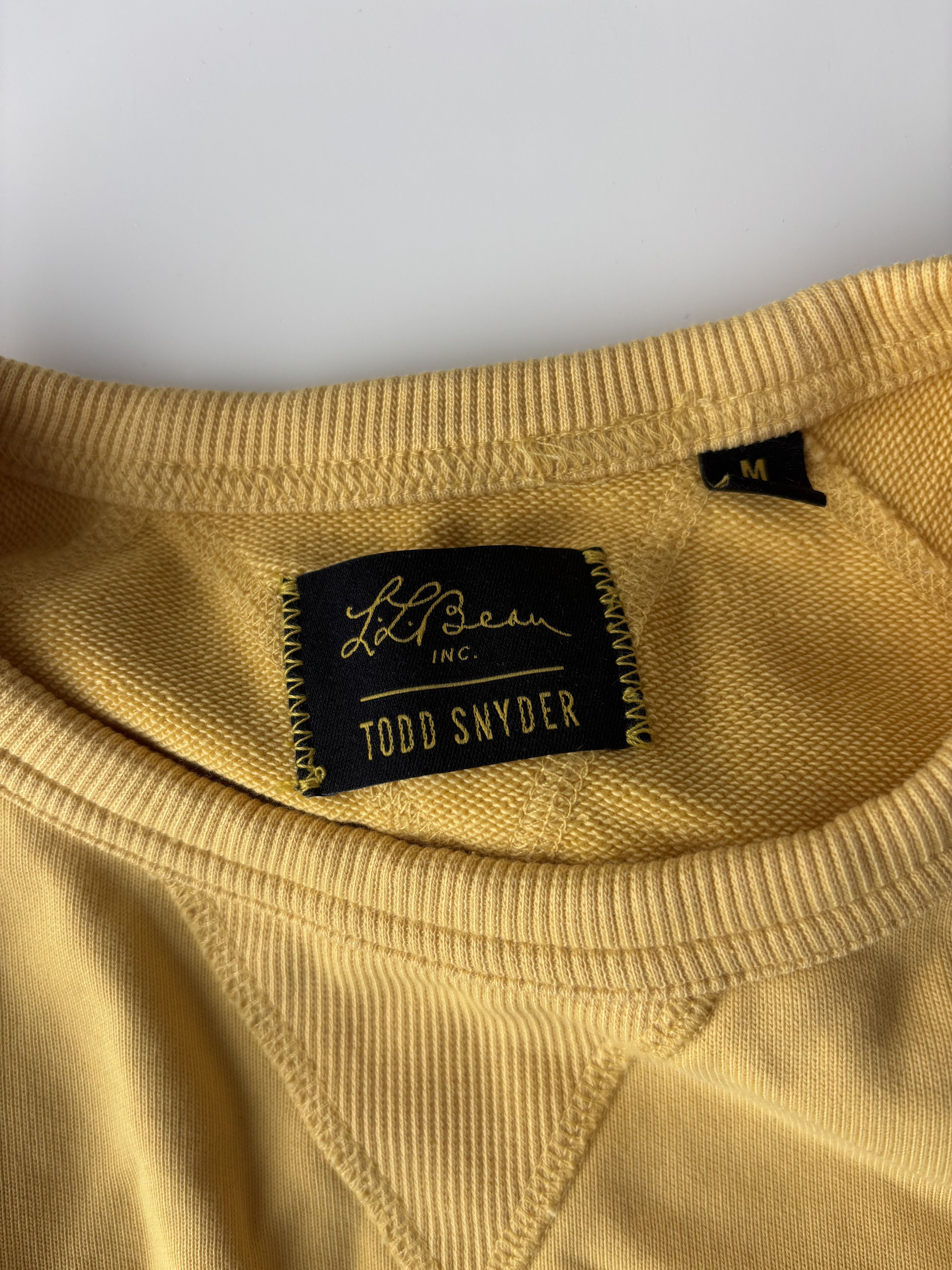L.L. Bean × Todd Snyder L.L. Bean x Todd Snyder Yellow Crewneck Size US M / EU 48-50 / 2 - 5 Thumbnail