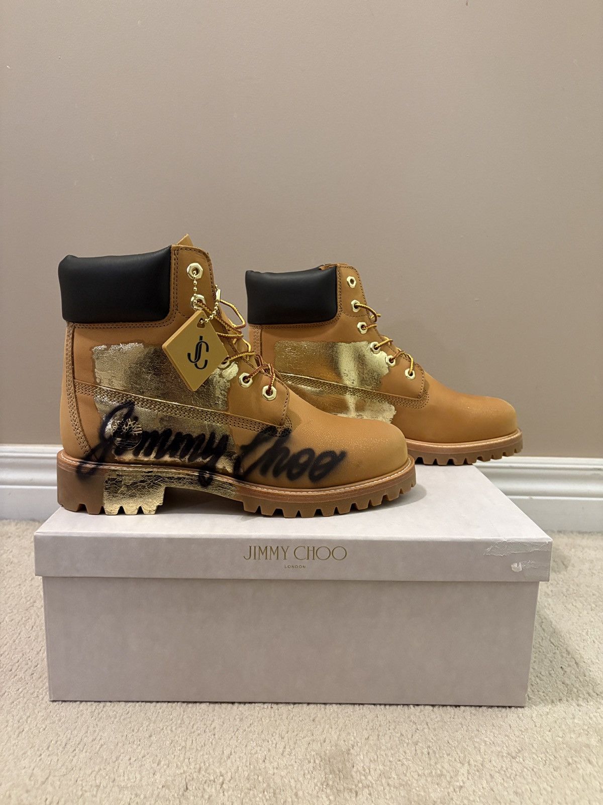 Jimmy Choo × Timberland RARE Jimmy Choo x Timberland Size US 8.5 / EU 41-42 - 2 Thumbnail