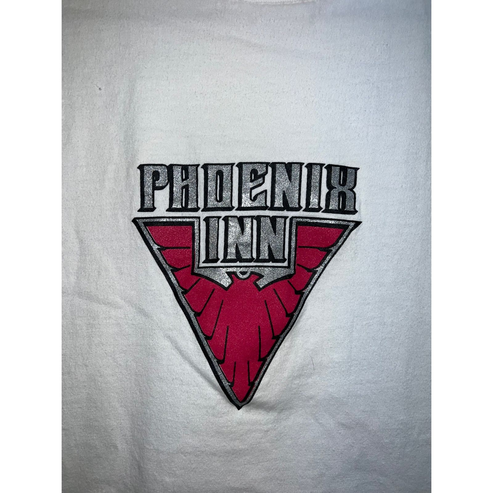 Hanes Vintage Phoenix Inn Shirt Hanes USA Made 90s White Tee XL Size US XL / EU 56 / 4 - 3 Thumbnail