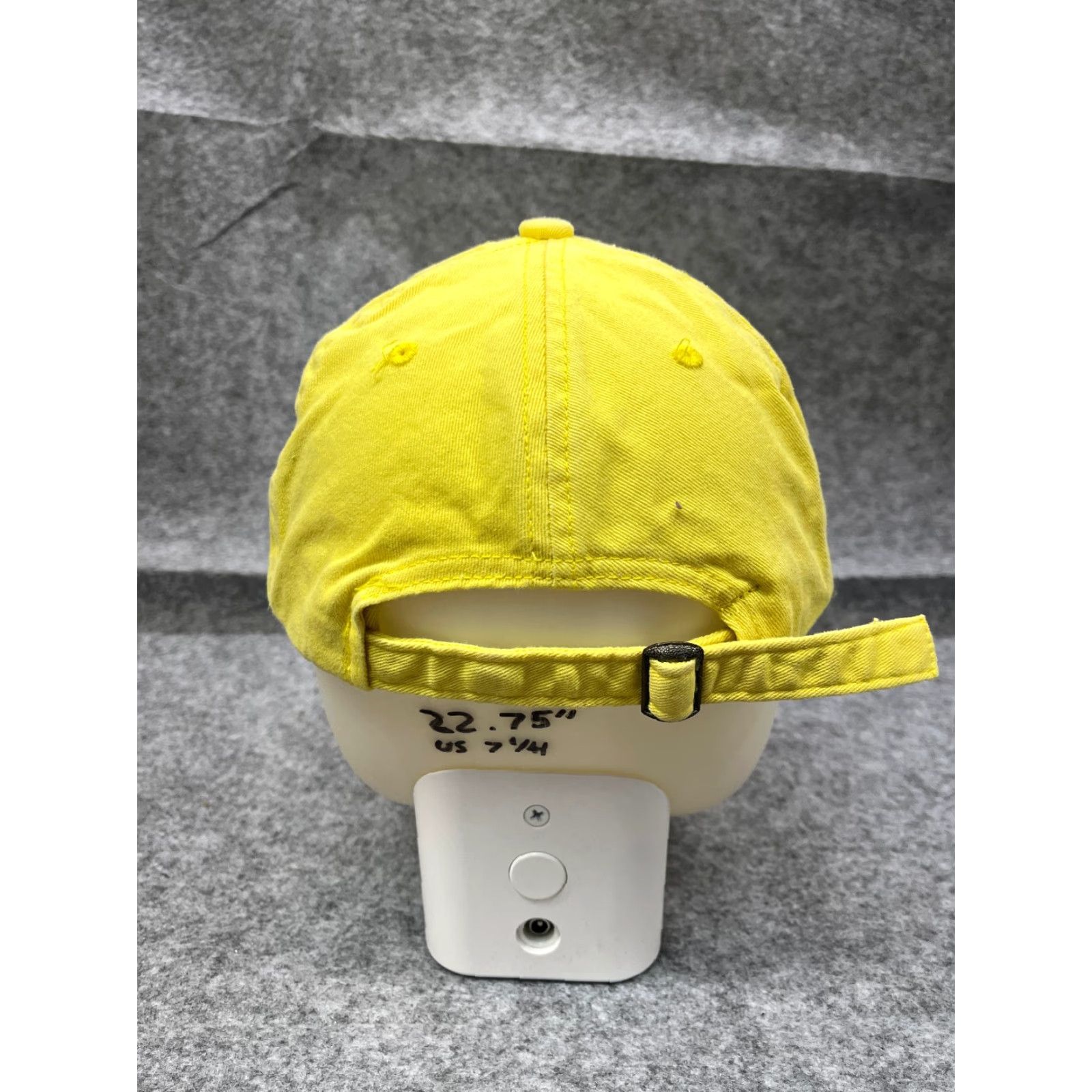 Vintage Dorfman Pacific Hat - Yellow Twill Baseball Cap - One Size - Men - Adjustable Strap Back - 100% Cotton - Bees Outdoor Theme Size ONE SIZE - 6 Thumbnail