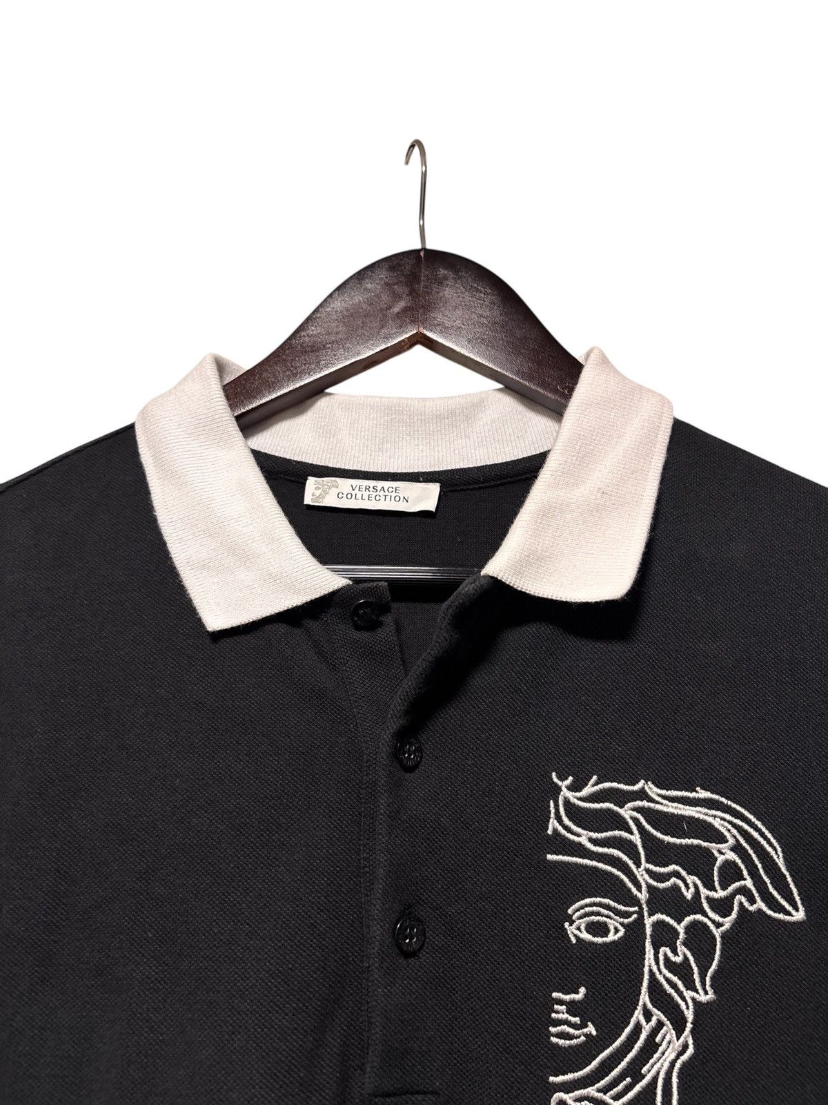 Versace Versace Mens Medusa Head Polo Size Medium Size US M / EU 48-50 / 2 - 4 Thumbnail