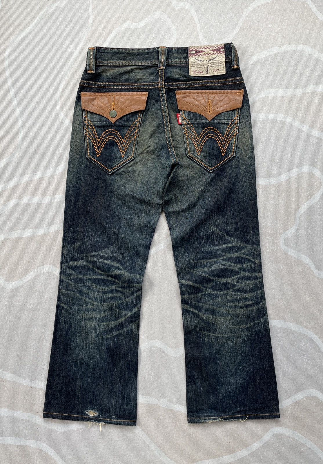 Edwin × Japanese Brand Edwin 431 XVS Jeans (LG158) Size US 30 / EU 46 - 2 Thumbnail