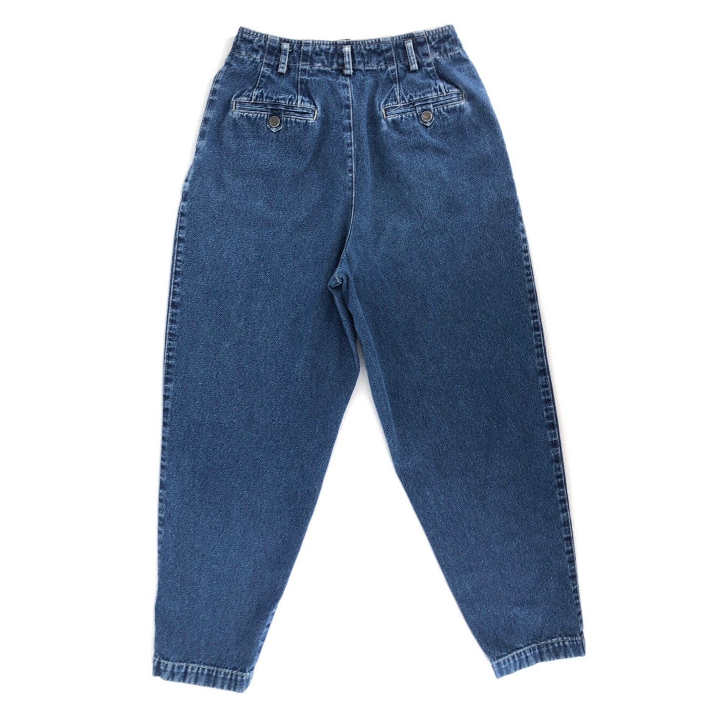 Vintage 90s Liz Claiborne pleated trouser jeans 1990s vintage Size 28" / US 6 / IT 42 - 2 Thumbnail