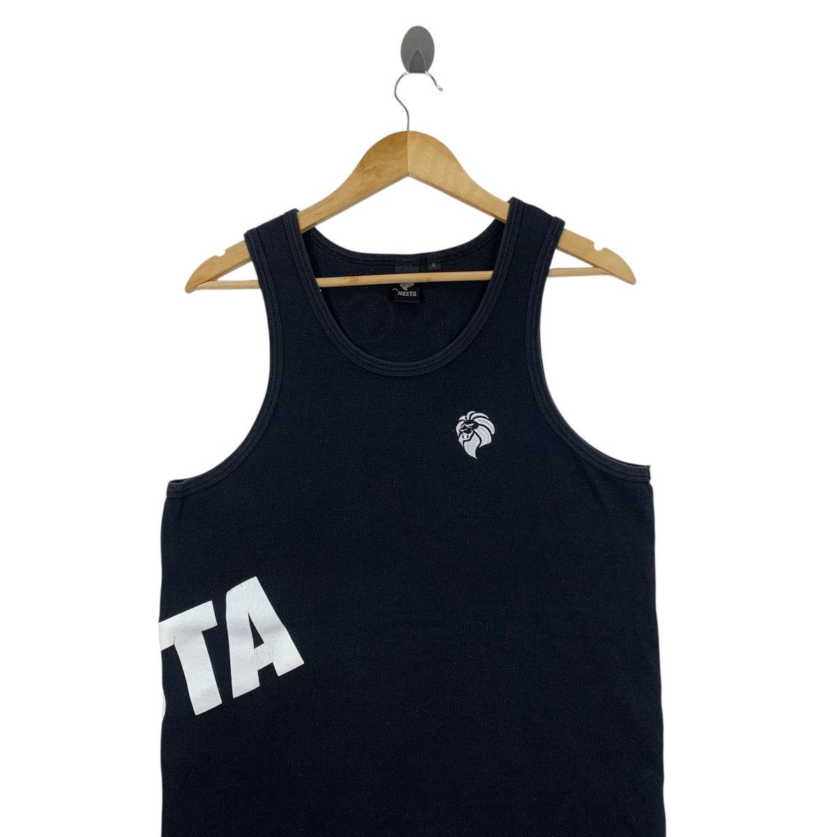 Vintage NESTA REGGAE Music Is Life Embroidered Sleeveless Tank Shirt Size US XL / EU 56 / 4 - 2 Thumbnail