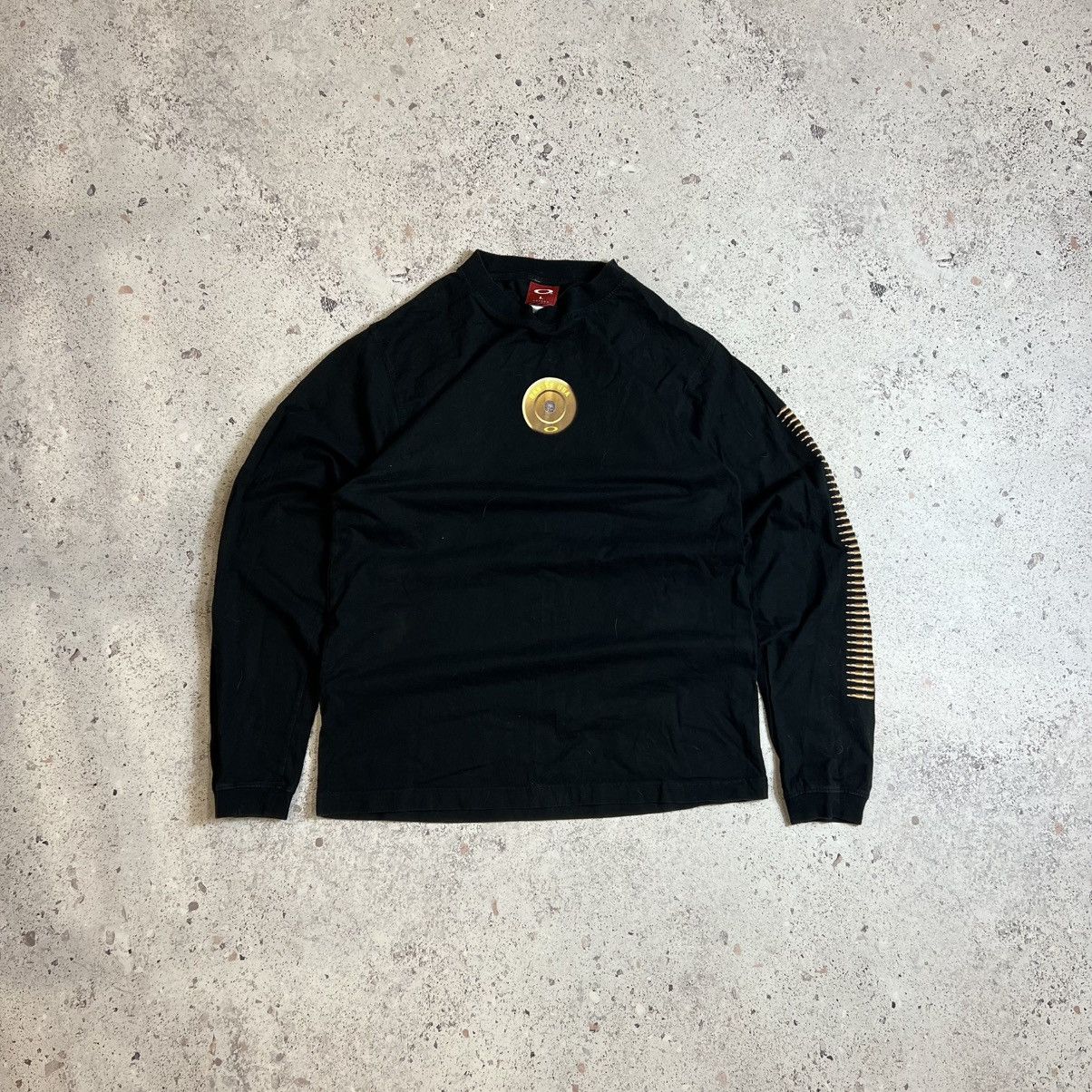 Oakley Vintage 00s Oakley USA Big Logo Bullet Avantgarde Skate Long Size US L / EU 52-54 / 3 - 1 Thumbnail