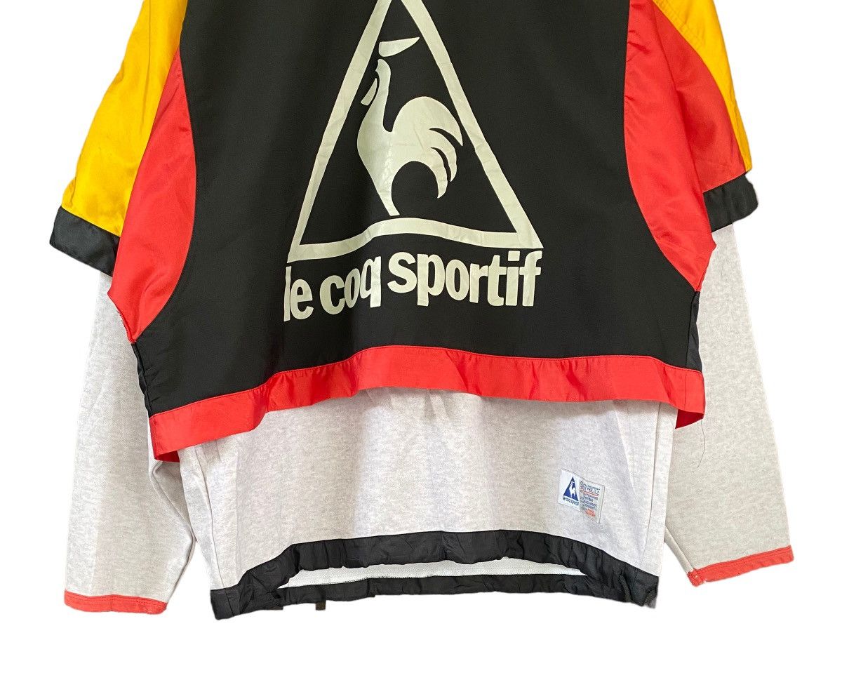 Le Coq Sportif × Vintage Vintage Le Coq Sportif Hoodie Jacket Long Sleeve (L) Size US L / EU 52-54 / 3 - 4 Thumbnail
