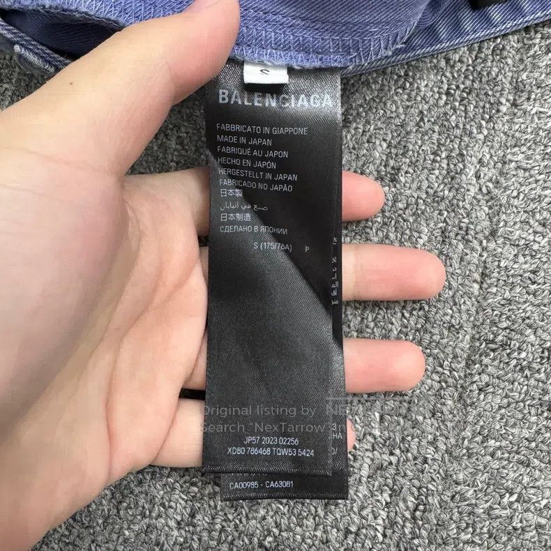 Balenciaga Balenciaga size S Graffiti Distressed Denim Pants Size US 27 - 3 Thumbnail