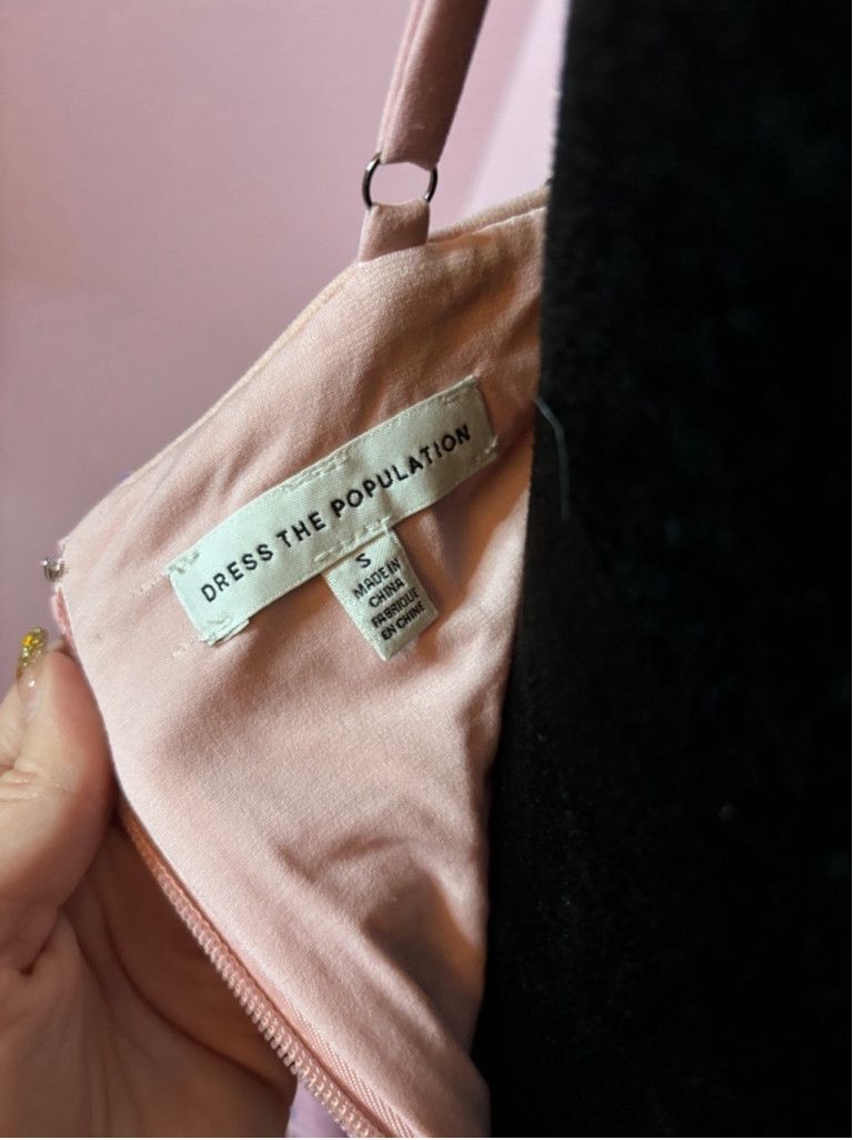 Dress the Population Women's Dress the Population Dress, Pink, Purple, Size S Size S / US 4 / IT 40 - 4 Thumbnail
