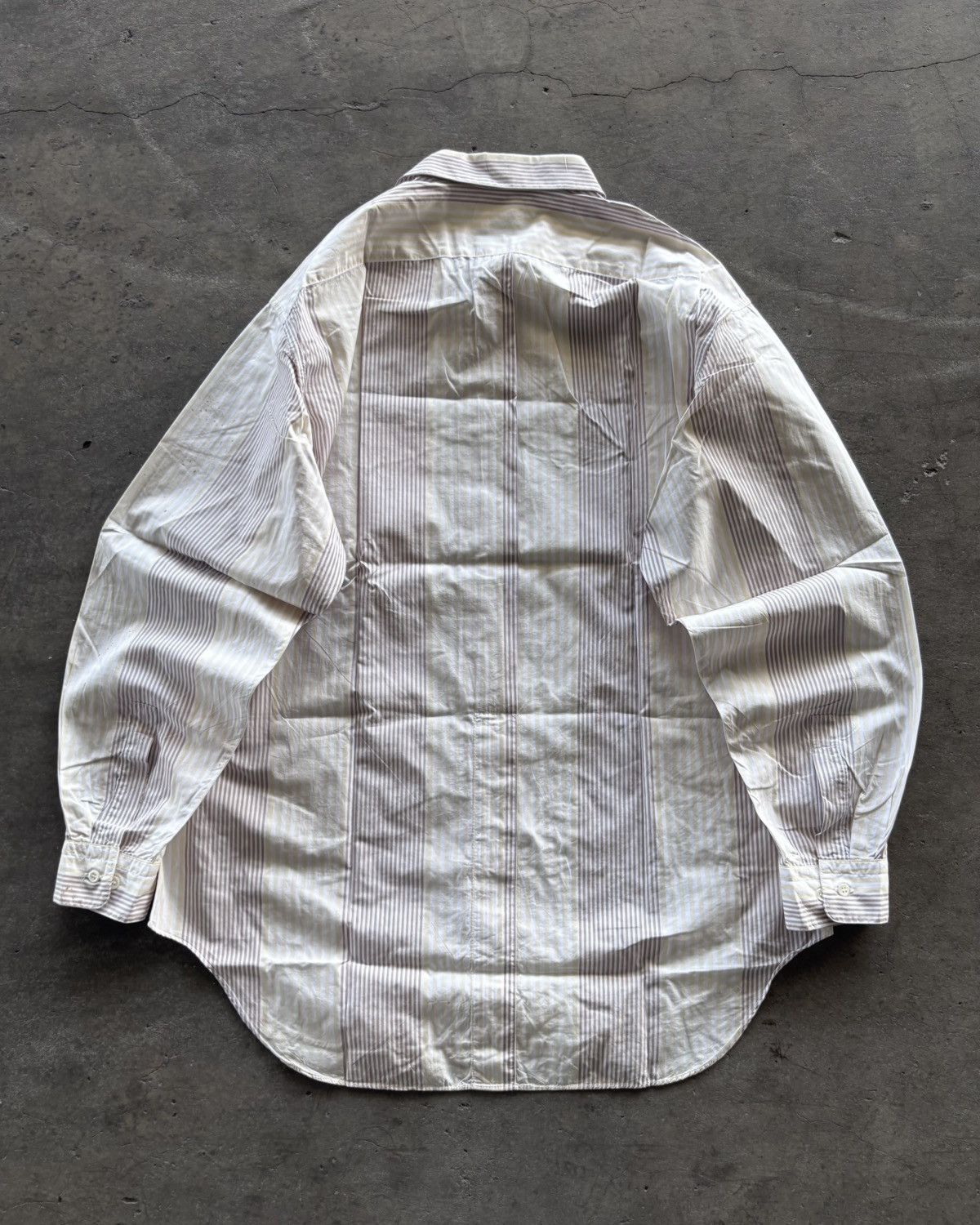Issey Miyake × Japanese Brand Issey Miyake Design Studio Brown Button Up Shirt Size US L / EU 52-54 / 3 - 7 Thumbnail