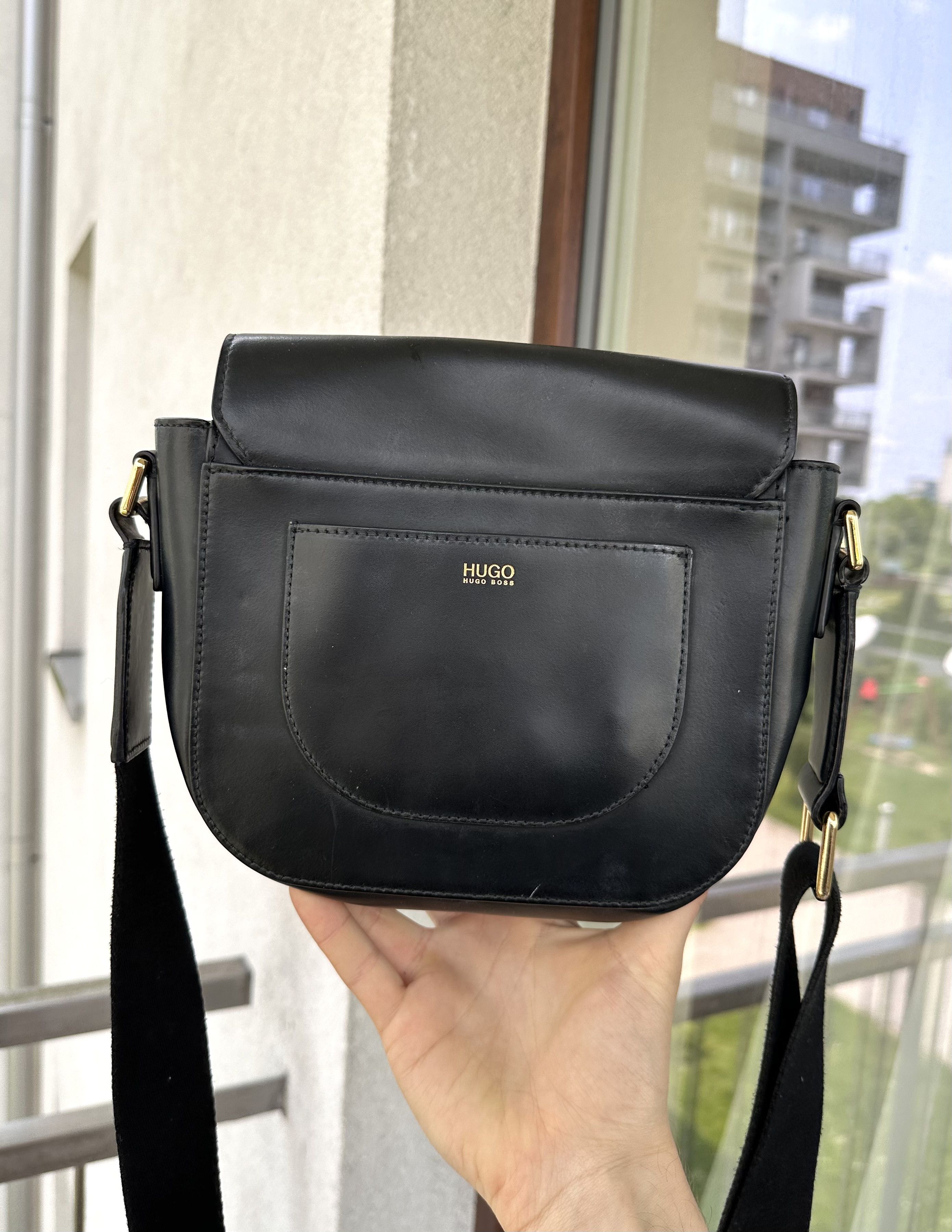Hugo Boss Hugo Boss leather bag elegant casual Size ONE SIZE - 16 Thumbnail