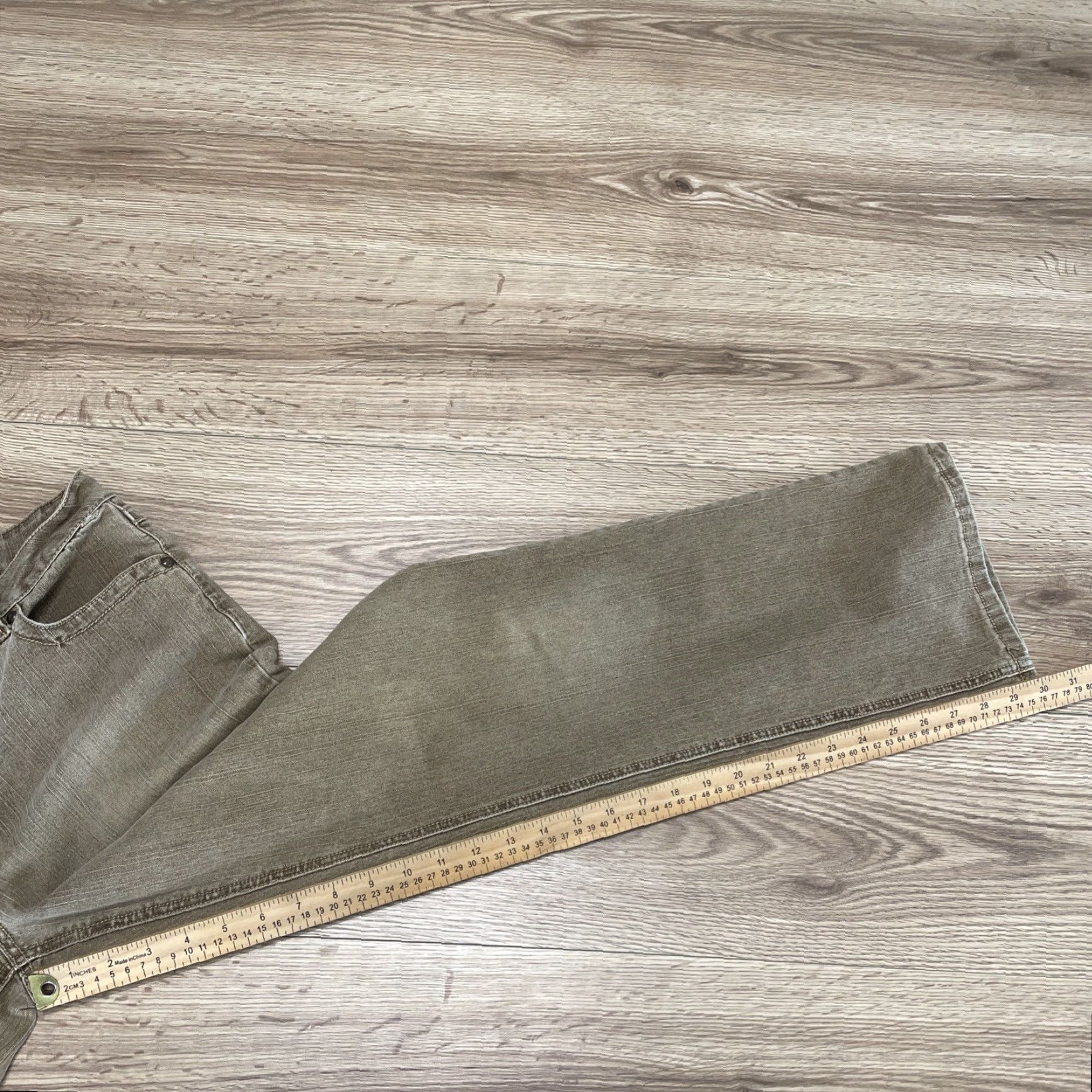 Vintage VINTAGE Baccini Women's Jeans Straight Leg Size 10 Brown Pockets Size 32" / US 10 / IT 46 - 6 Thumbnail