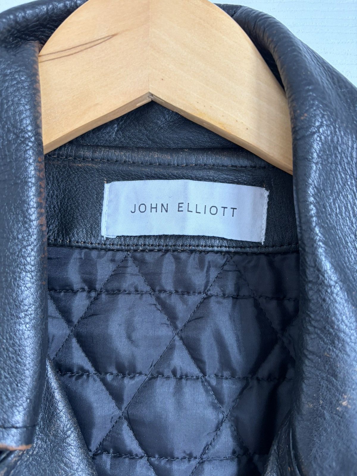 Blackmeans × John Elliott Yuji Rider’s Jacket - Distressed Black Size US M / EU 48-50 / 2 - 4 Thumbnail