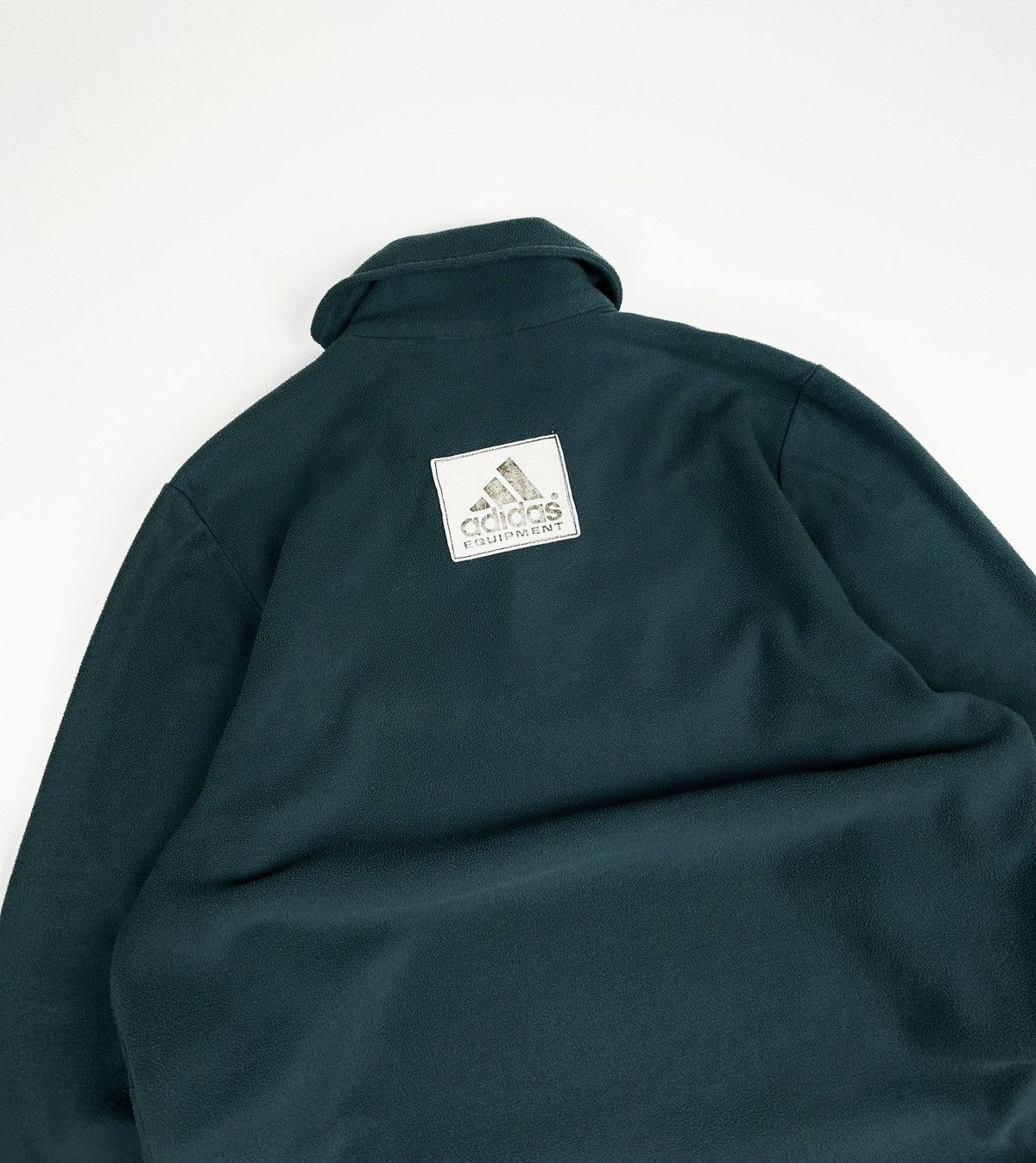 Adidas × Vintage Adidas equipment Vintage 90s Fleece jacket pullover Size US M / EU 48-50 / 2 - 8 Thumbnail