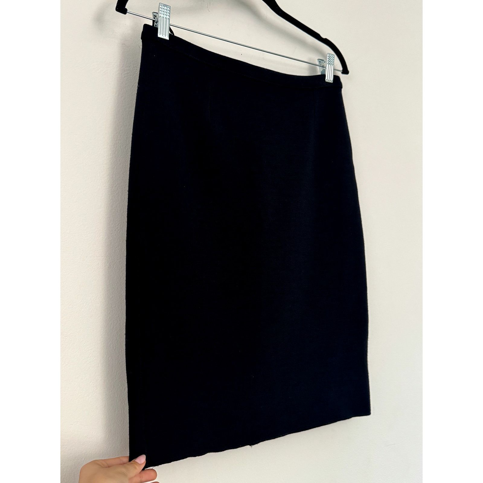 Lanvin Lanvin Wool Knee-Length Pencil Skirt -Size T36 Size 26" / US 2 / IT 38 - 4 Thumbnail