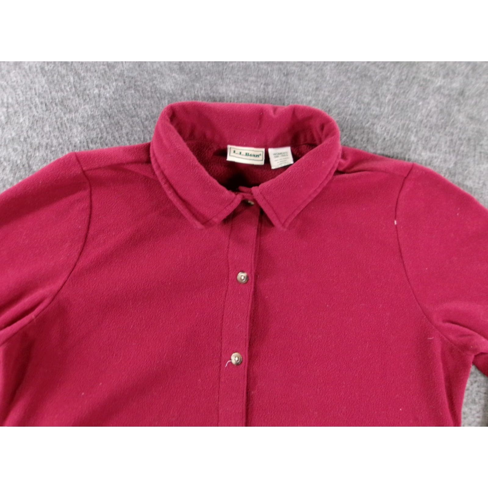 Vintage VINTAGE L.L. Bean Button-Up Shirt Women Small Red Casual Outdoor 90s Preppy Style Mens Womens Size S / US 4 / IT 40 - 2 Thumbnail
