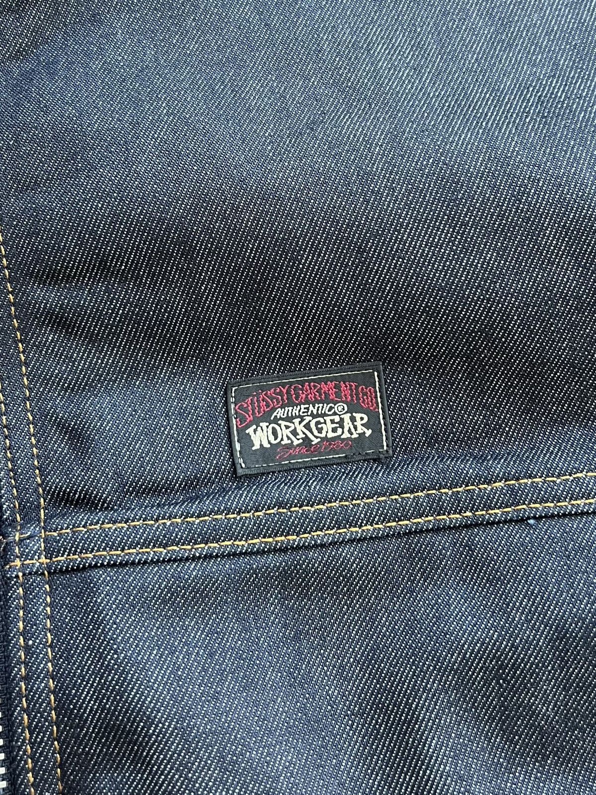 Stussy Stussy Raw Denim Insulated Work Jacket Large Size US L / EU 52-54 / 3 - 5 Thumbnail