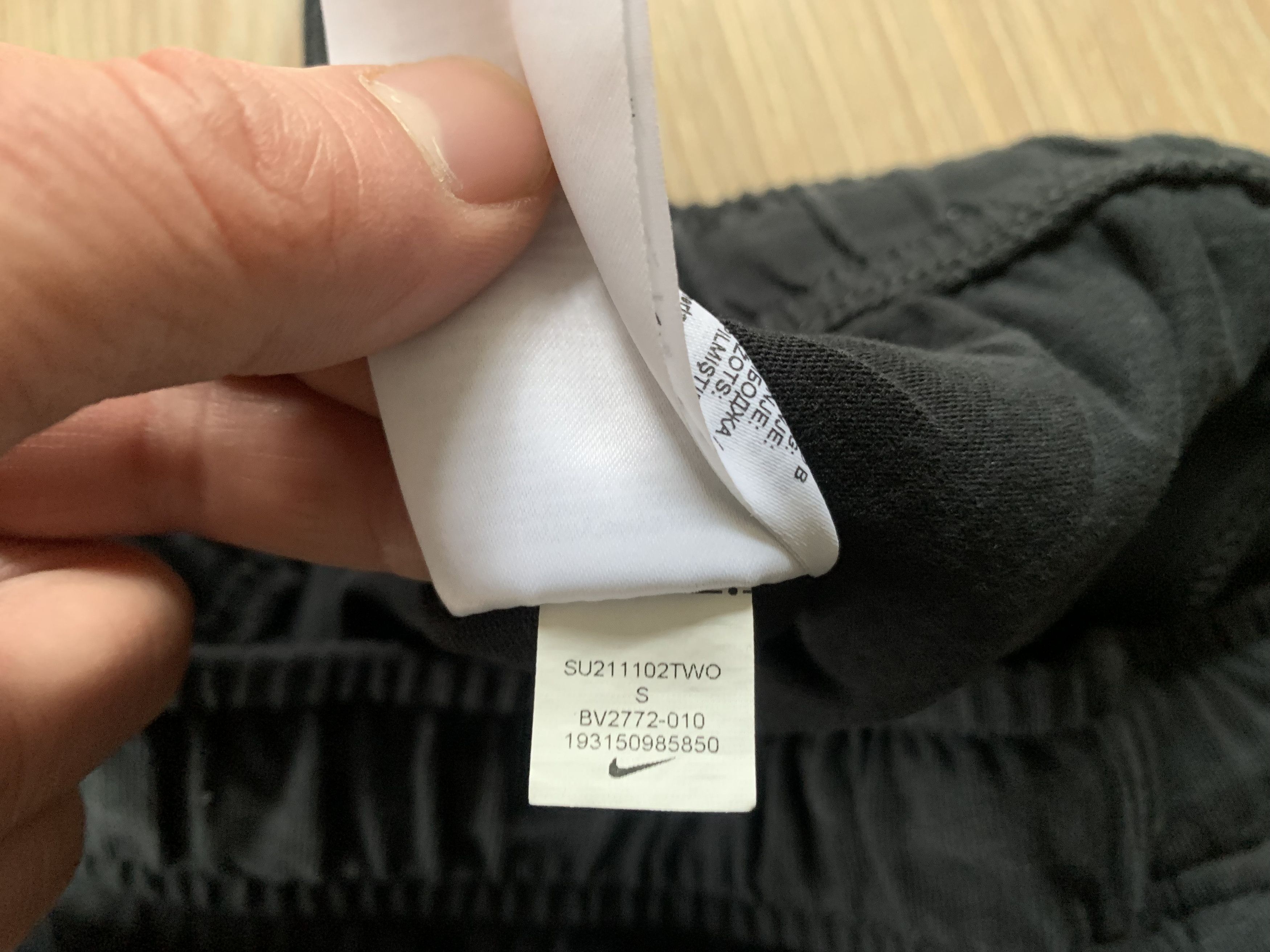 Nike Nike Sportswear Black Cotton Shorts Size US 30 / EU 46 - 8 Thumbnail