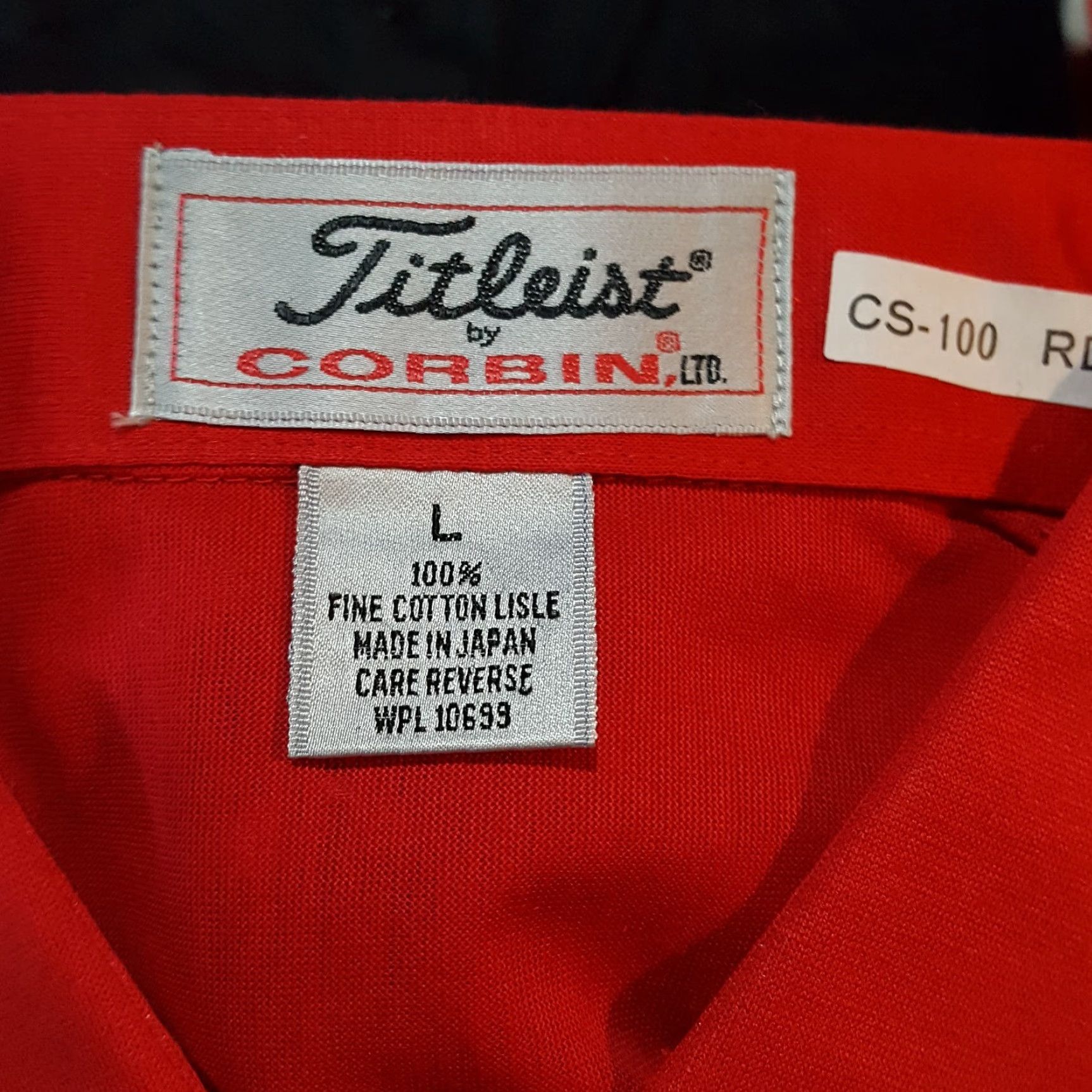Titleist VINTAGE Titleist Golf Polo Shirt Men's Large Red Collared Short Sleeve PGA Logo Embroidered 90s Sports Casual Knit Cotton Pullover Size US L / EU 52-54 / 3 - 6 Thumbnail