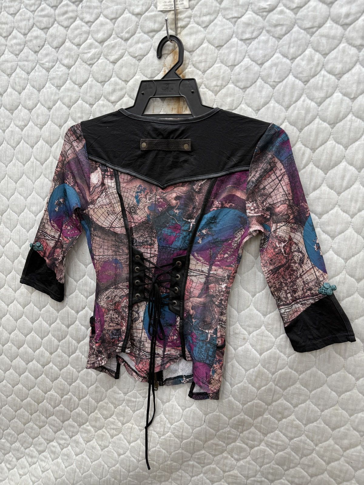 14th Addiction 🔥🔥🔥ARCHIVE OZZ CROCE ZIP UP GOTHIC BLOUSE Size S / US 4 / IT 40 - 5 Thumbnail