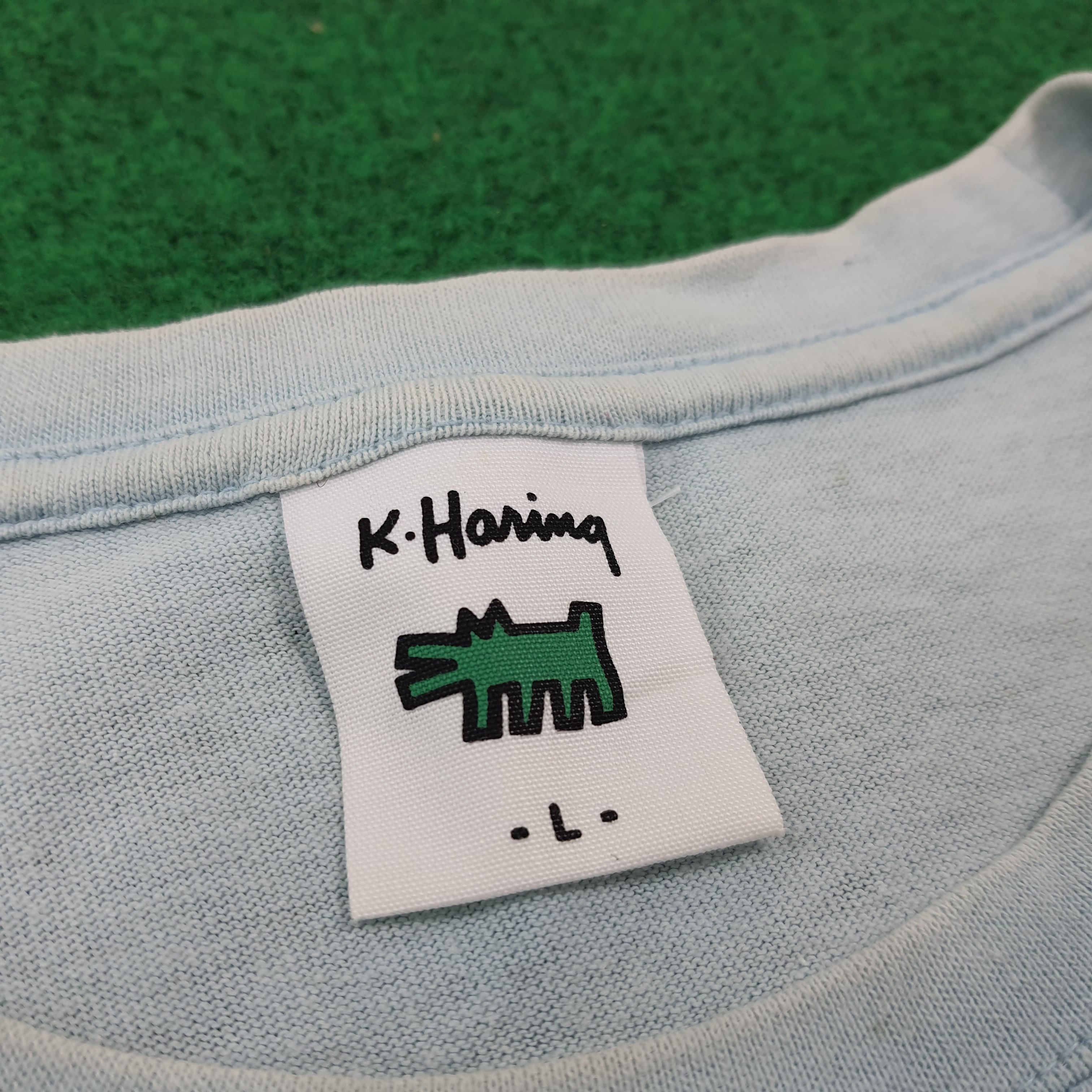 Keith Haring × Vintage Vintage Keith Haring Streetwear Tshirt Size US L / EU 52-54 / 3 - 4 Thumbnail