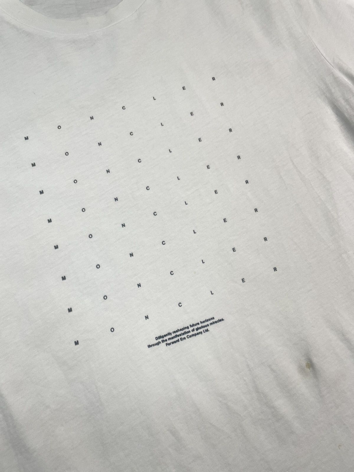 Moncler Moncler SS T-shirt White Size US L / EU 52-54 / 3 - 2 Thumbnail