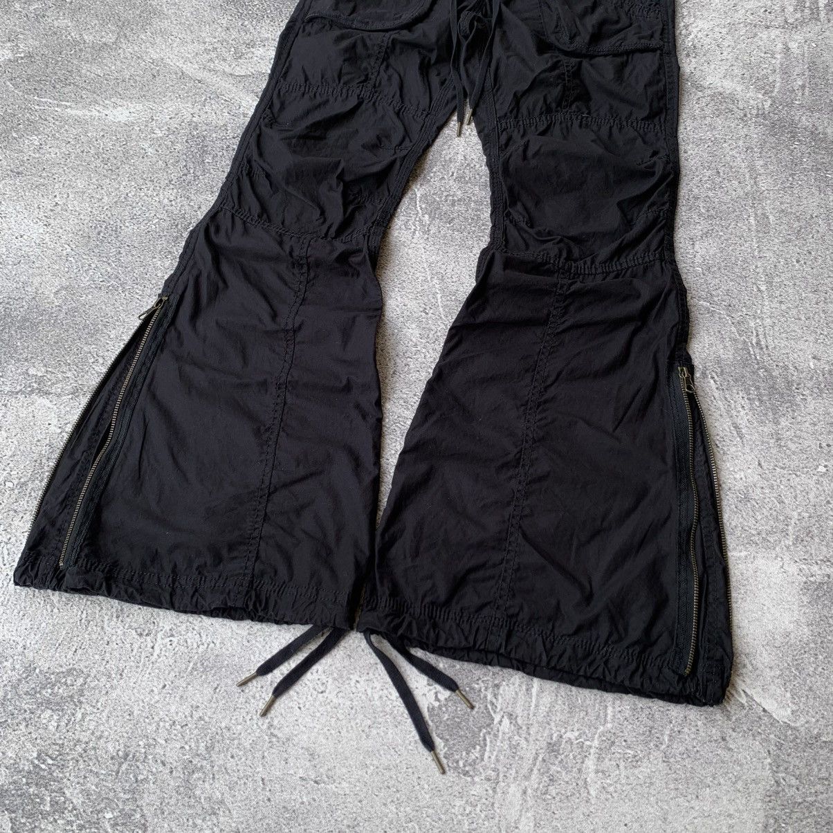Vintage Rare 🔥G.O.A Parachute Military 3DPocket Zipper Flared Pants Size US 31 - 4 Thumbnail
