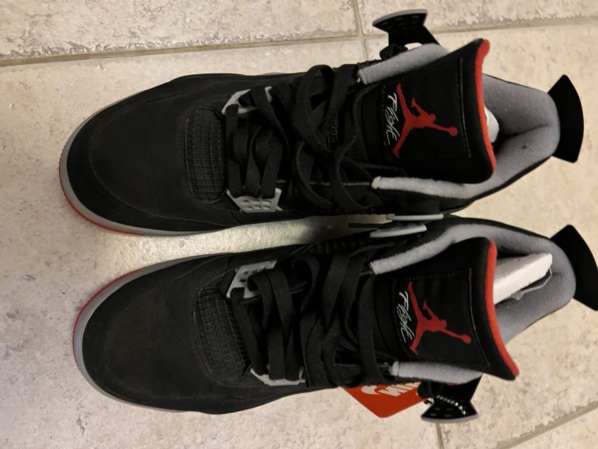 Jordan Brand Bred 4 Size 13 2019 Release Size US 13 / EU 46 - 2 Thumbnail