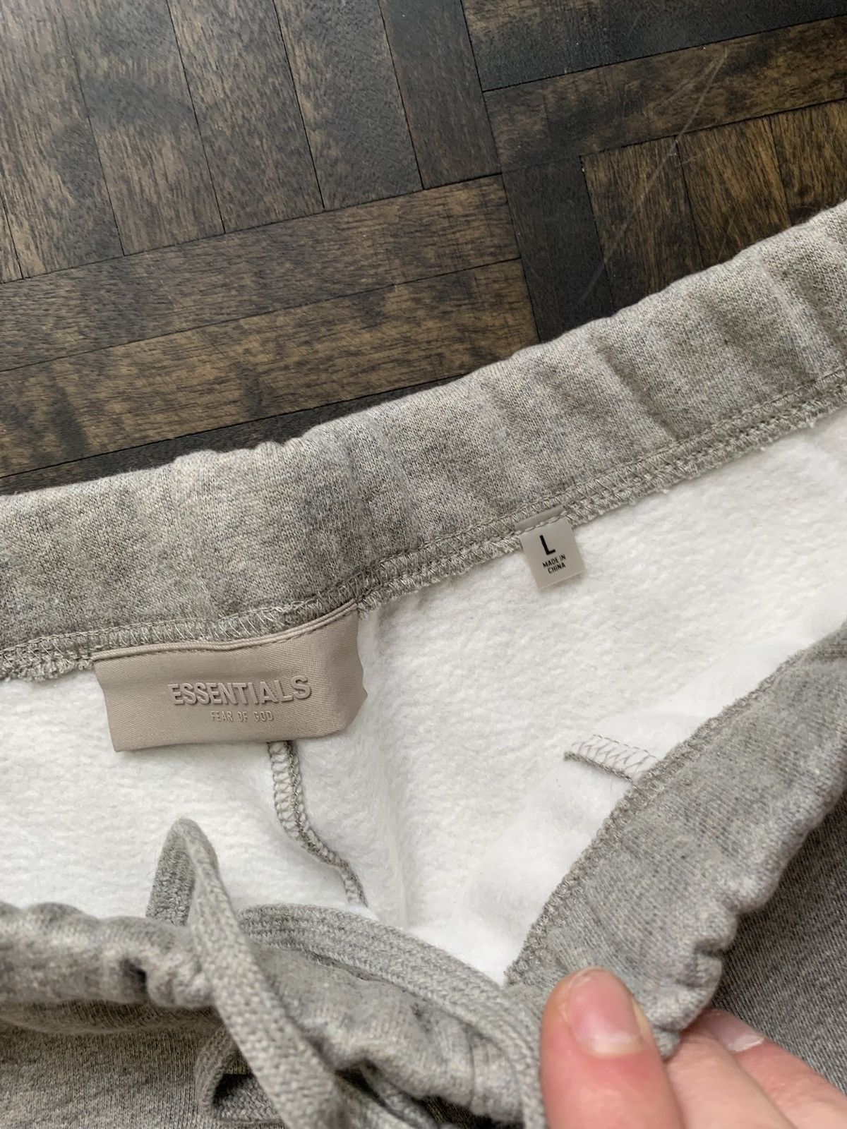 image of Essentials Short Grey Dark Oatmeal Large New, Men's (Size 34)
