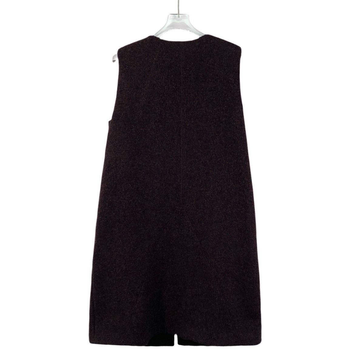 Fendi Fendi dark purple locker wool tweed dress Size M / US 6-8 / IT 42-44 - 2 Thumbnail