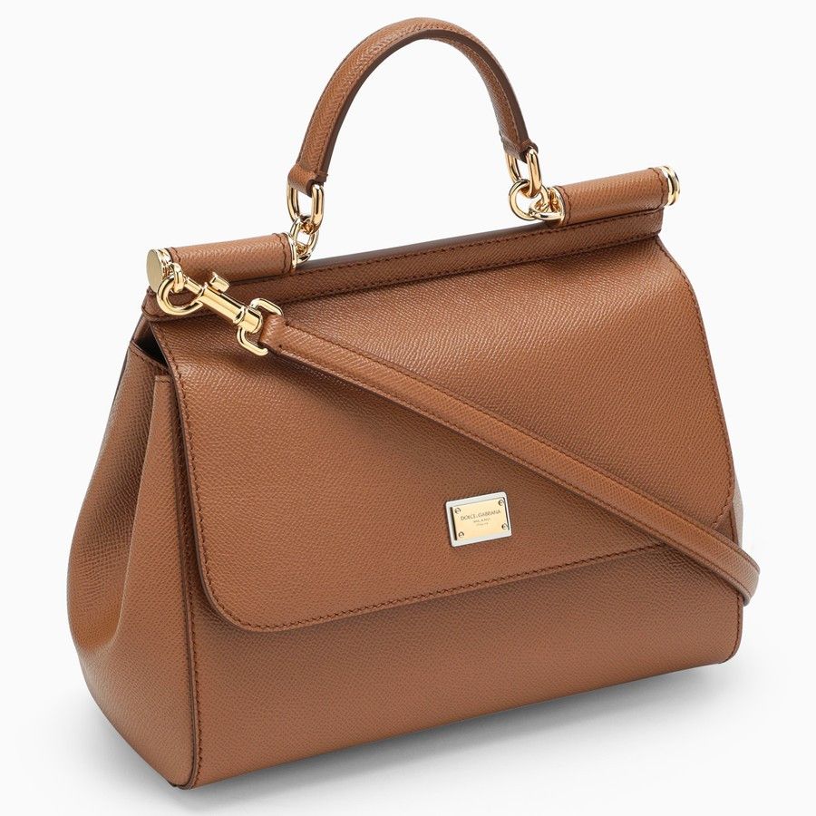 Dolce & Gabbana o1d2blof0824 Size : OS / Medium Handbag in Camel Size ONE SIZE - 2 Thumbnail