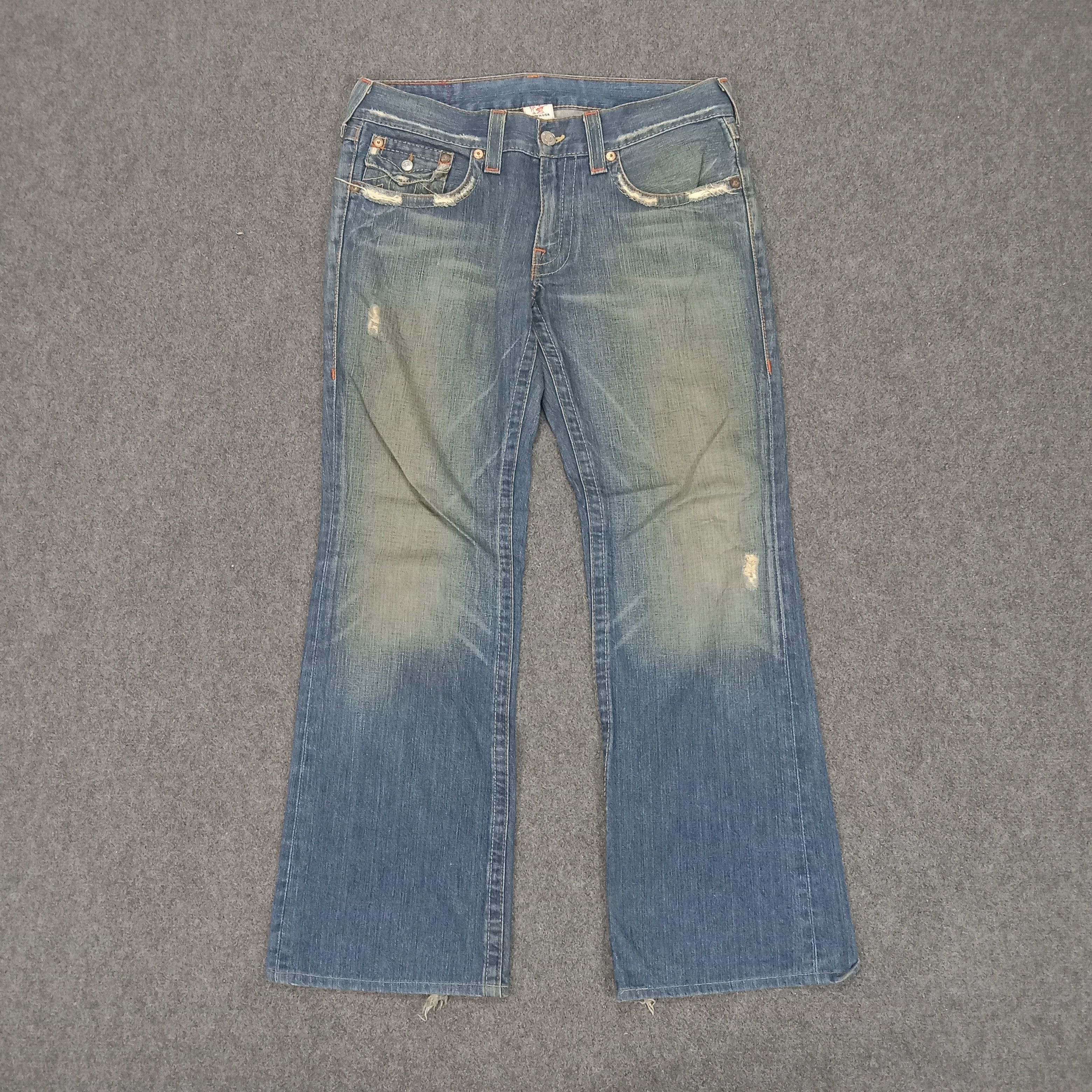 True Religion × Vintage True Religion American Style Denim Jeans Size US 37 - 6 Thumbnail