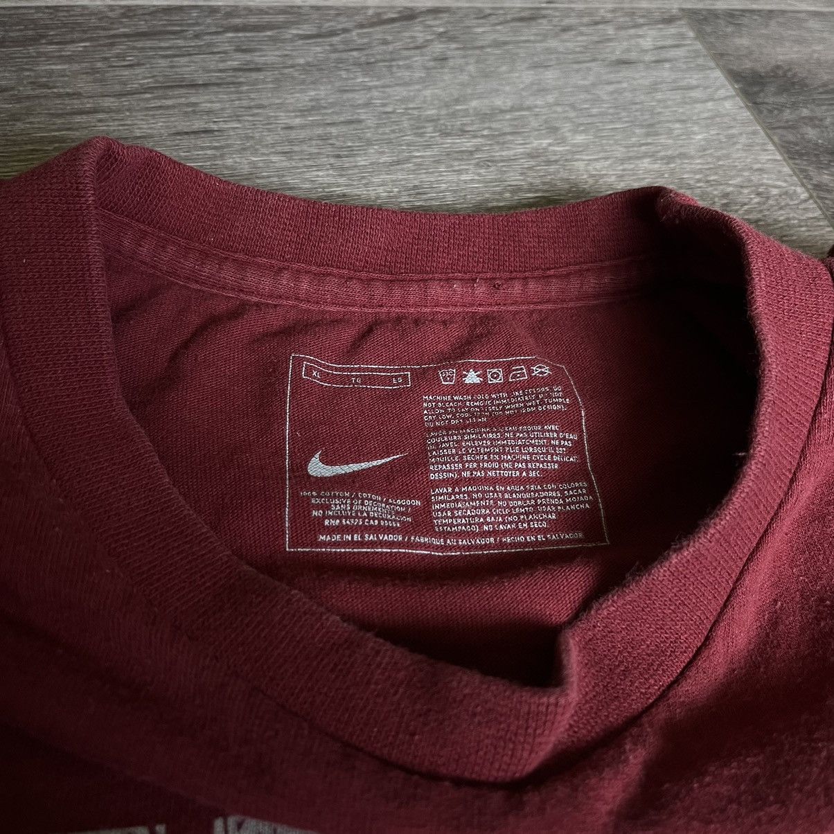 Nike × Vintage Vintage 2000s Nike Physical Education Swoosh Logo Tee Shirt Size US XL / EU 56 / 4 - 5 Thumbnail