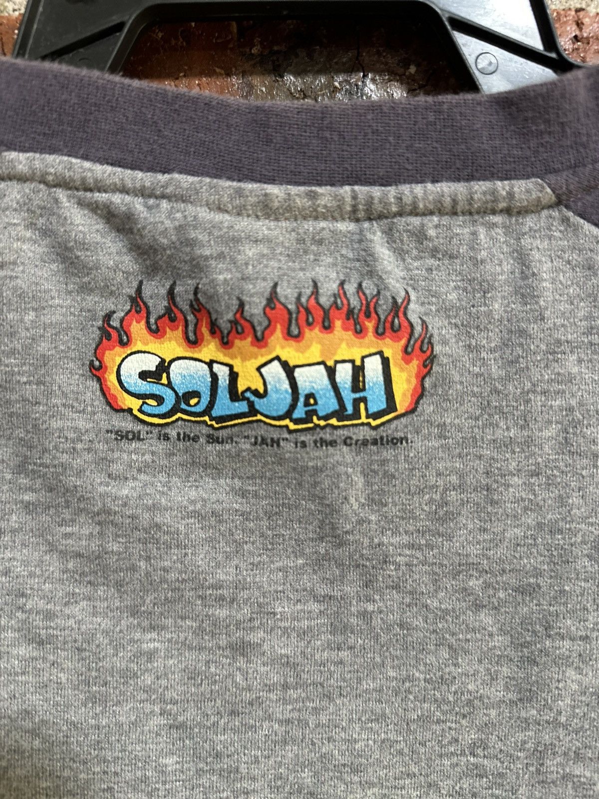 Other Vintage SolJah Flame Logo 3Quater Faded Tee Size US M / EU 48-50 / 2 - 11 Thumbnail