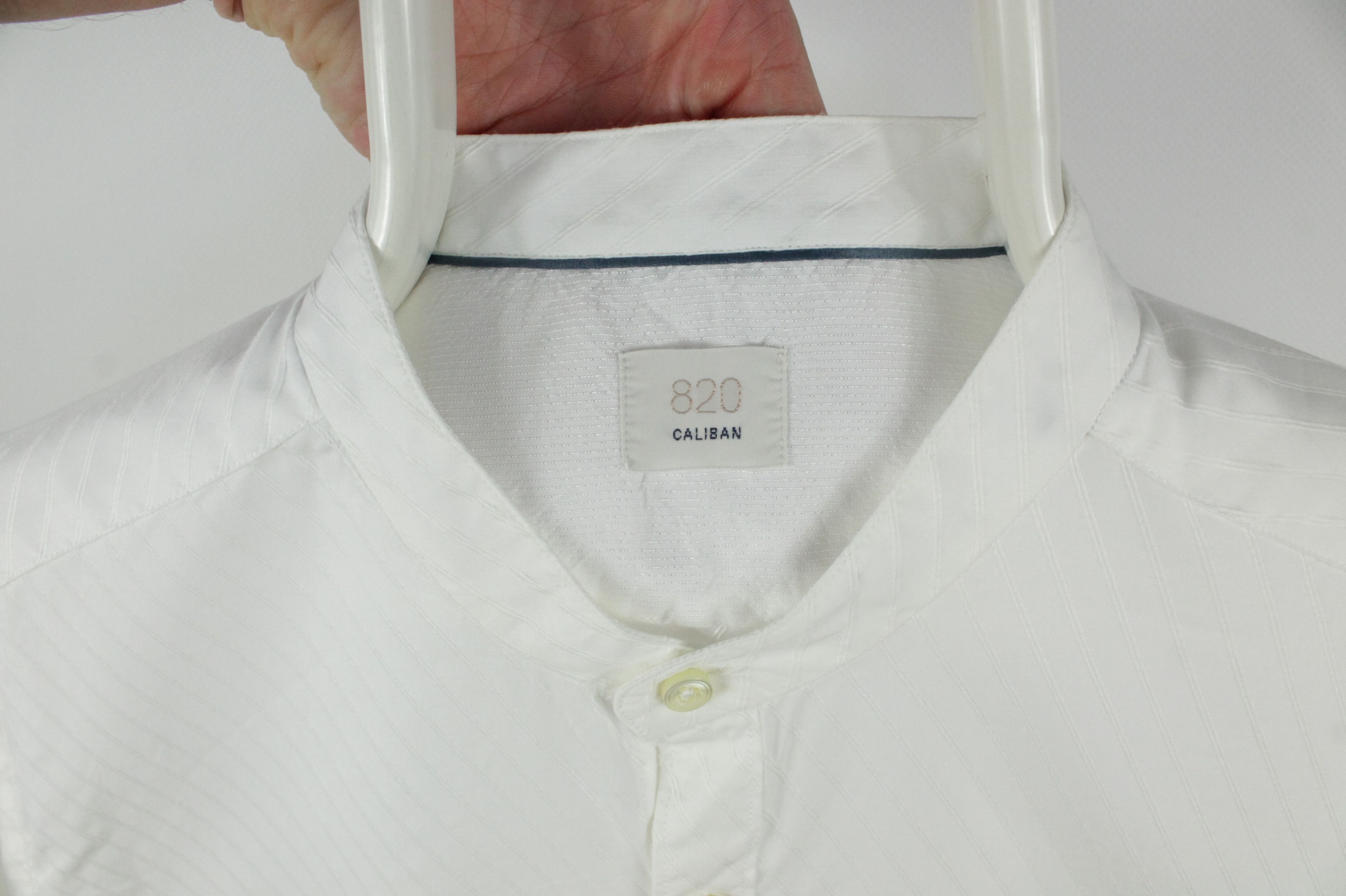Other 820 Caliban Band Colar White Dress Slim Fit Shirt Size US M / EU 48-50 / 2 - 3 Thumbnail