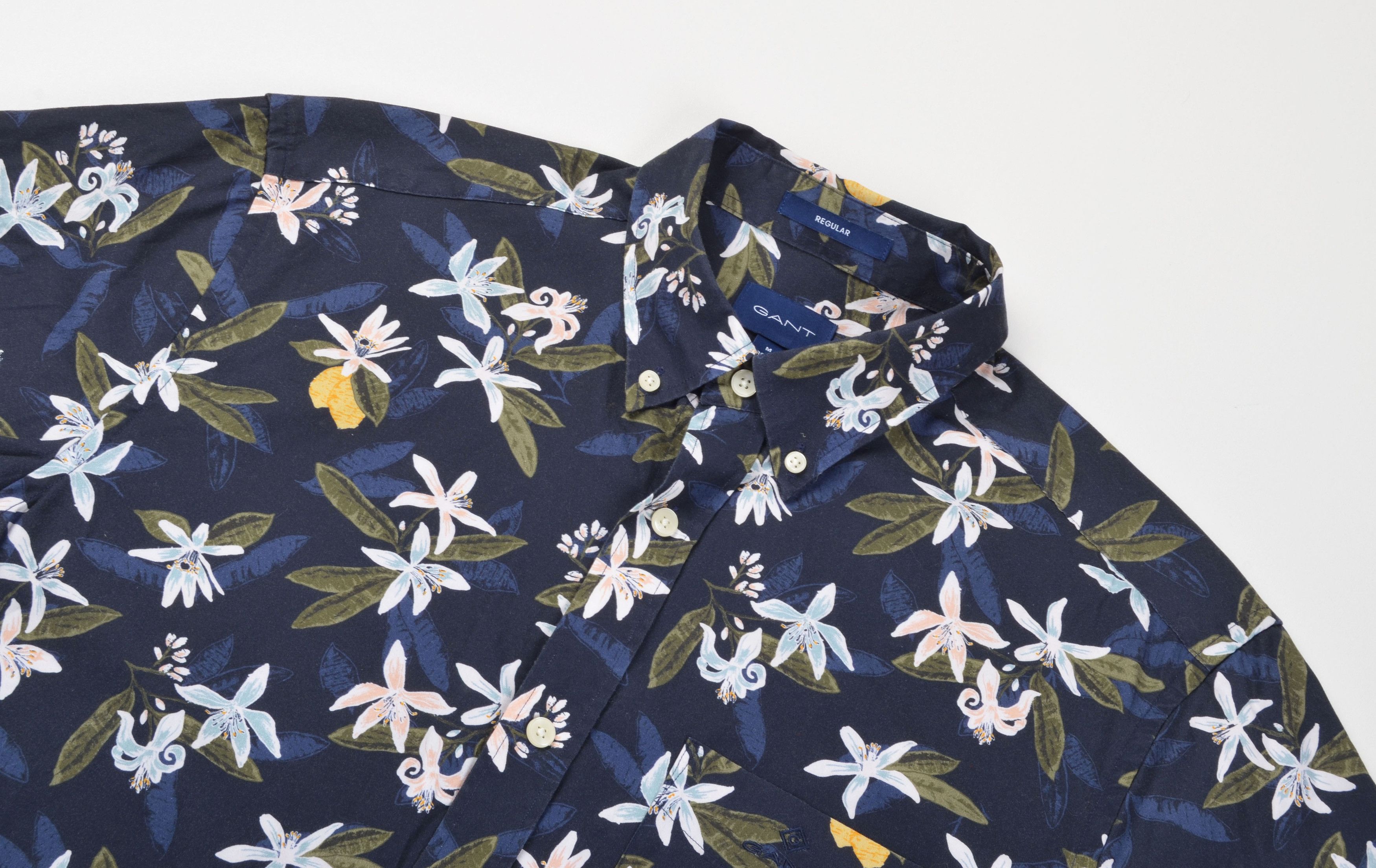 Gant Gant Men's Floral Short Sleeve Button Up Shirt Size US M / EU 48-50 / 2 - 2 Thumbnail