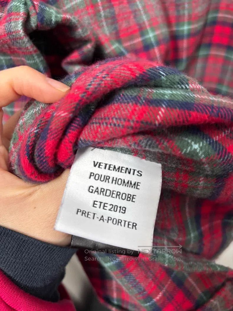 Vetements VETEMENTS Flannel Short Sleeve Shirt Size US S / EU 44-46 / 1 - 6 Thumbnail