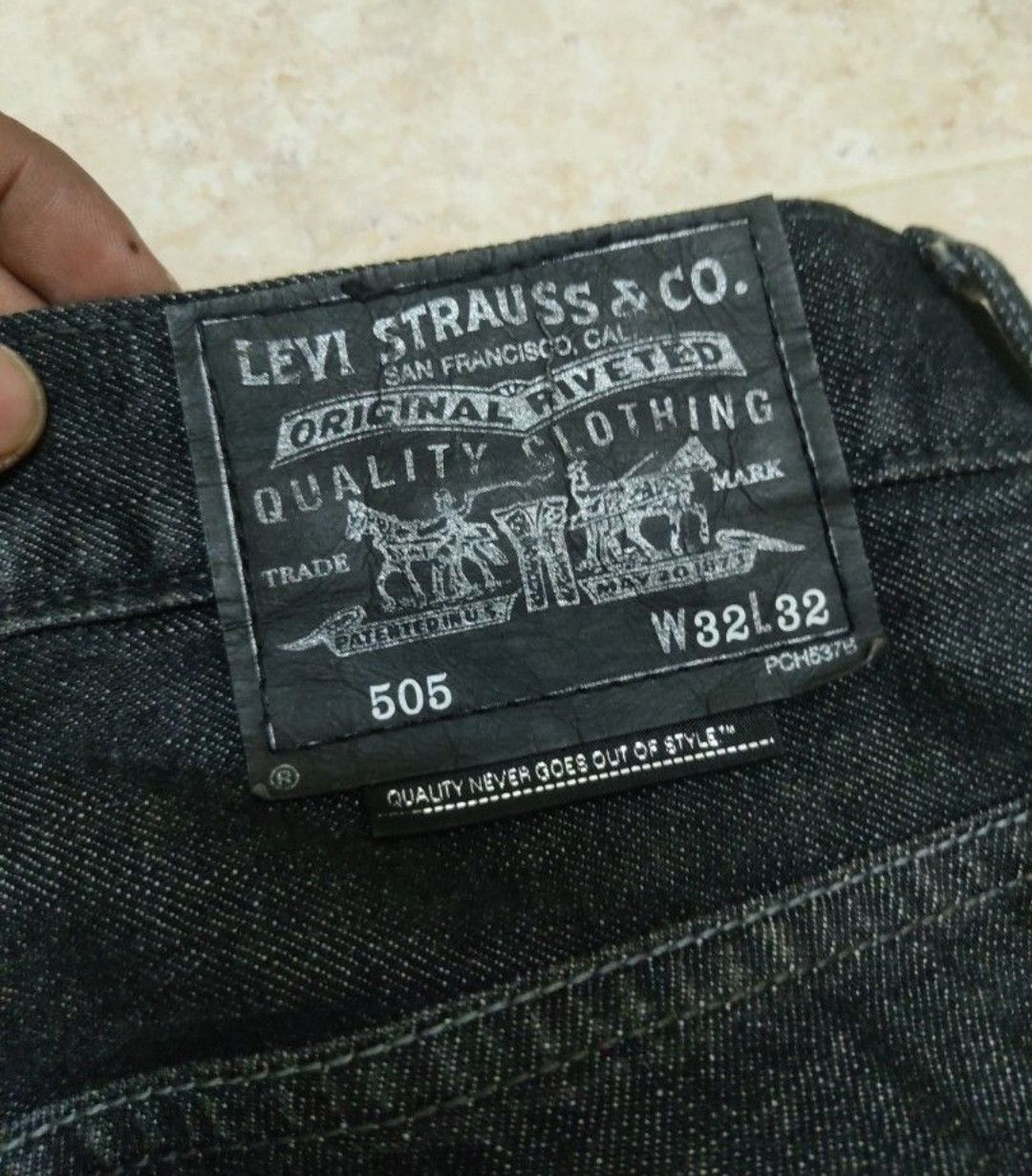 Fragment Design × Levi's Rare Levis Fenom Super black Fragment jeans Size US 32 / EU 48 - 5 Thumbnail