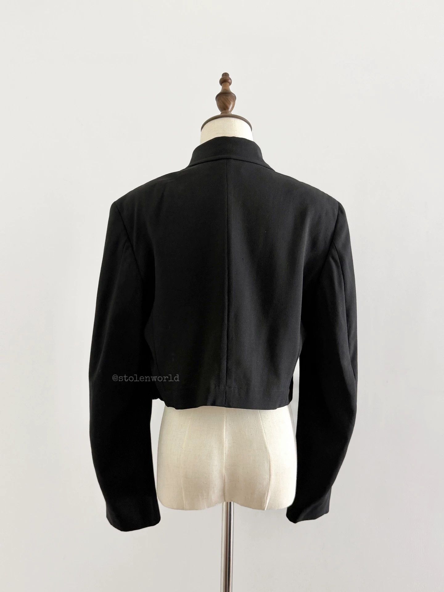 Comme des Garcons Comme des Garçons 1988 SS Runway Beaded Lace Wool Blazer Size M / US 6-8 / IT 42-44 - 6 Thumbnail