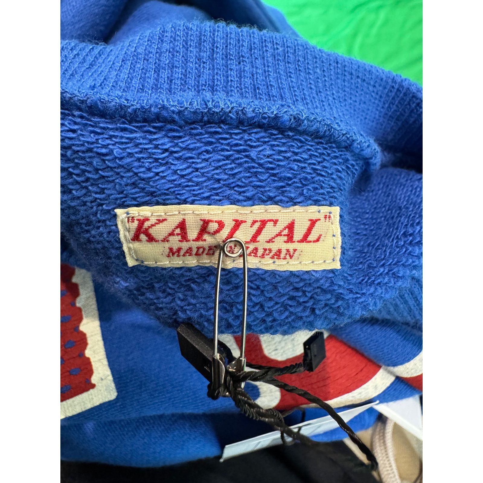 Kapital Kapital Kountry Blue & Red Crewneck Size ONE SIZE - 7 Thumbnail