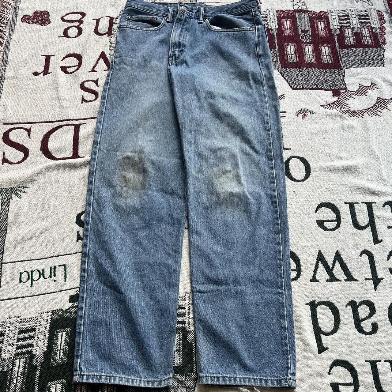 Levi's Vintage Y2K/2000s Medium Wash Workwear Levi’s Denim Jeans! Size US 33 - 3 Thumbnail