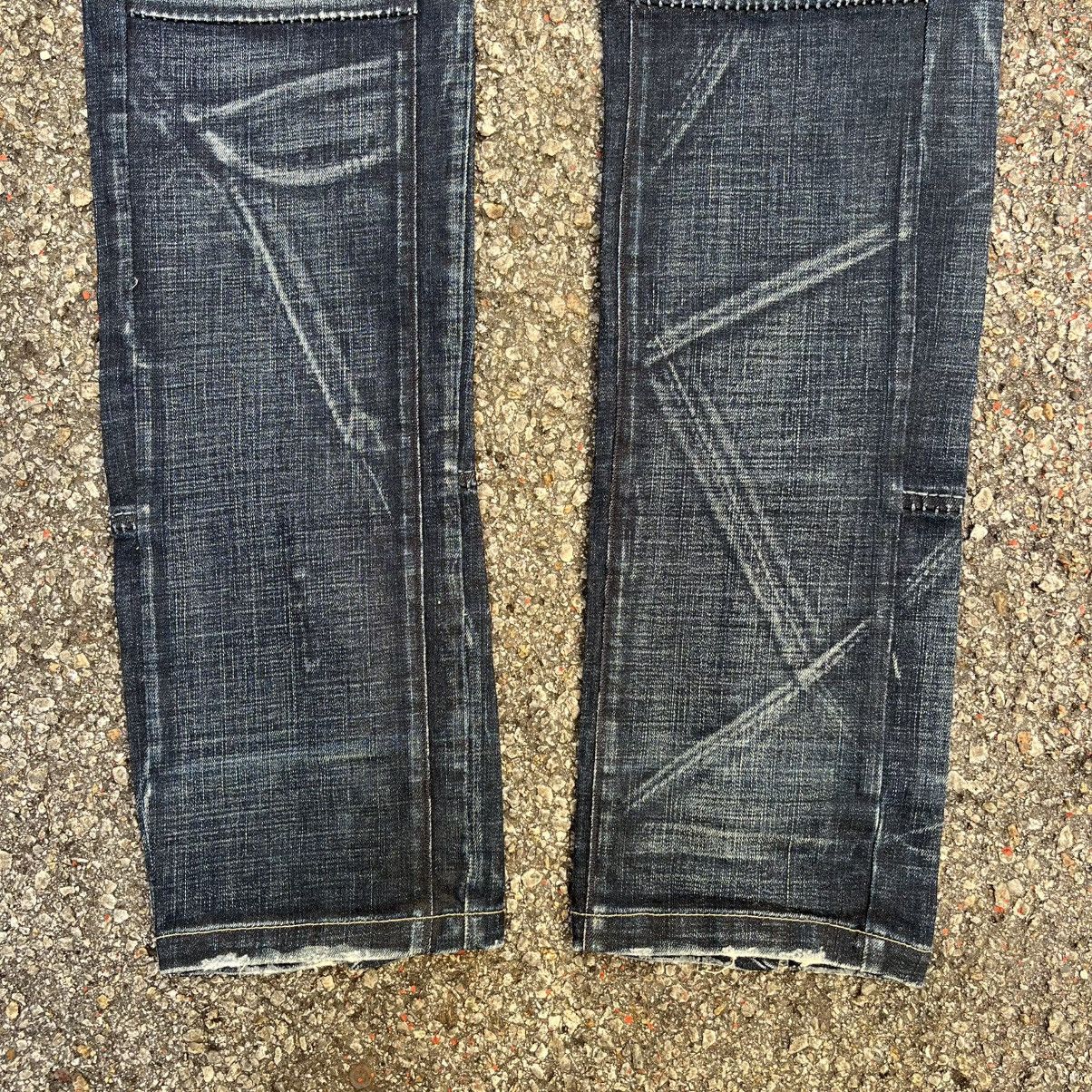 Marithe + Francois Girbaud Vintage Y2K Jeans MFG Girbaud Denim Punk Grunge Size US 32 / EU 48 - 2 Thumbnail